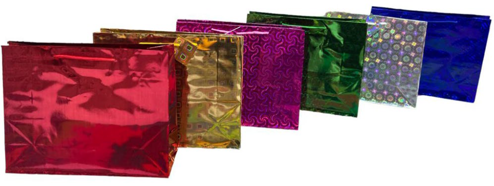 Bolsas de regalo holográficas 25 cm
