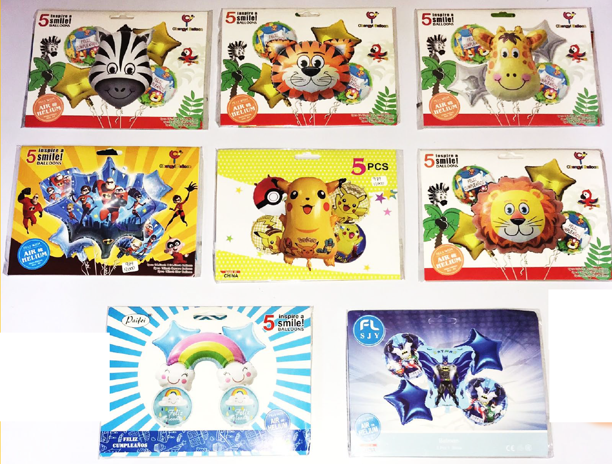 Set de globos decorativos Bouquet