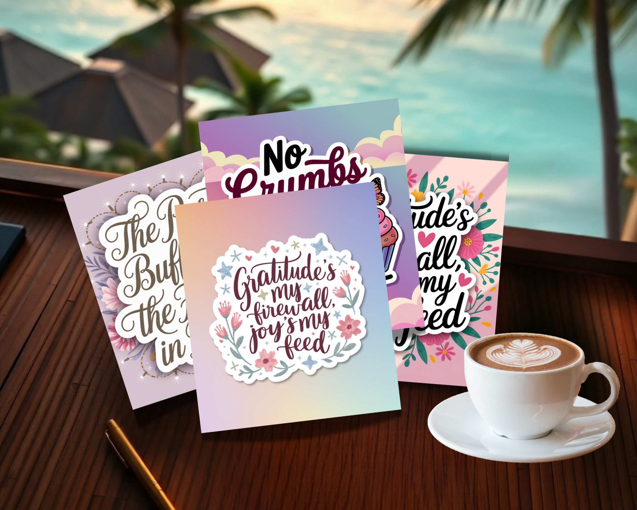  "Success Is a Vibe" Sticker Pack (Now with 8 Bonus Stickers!)