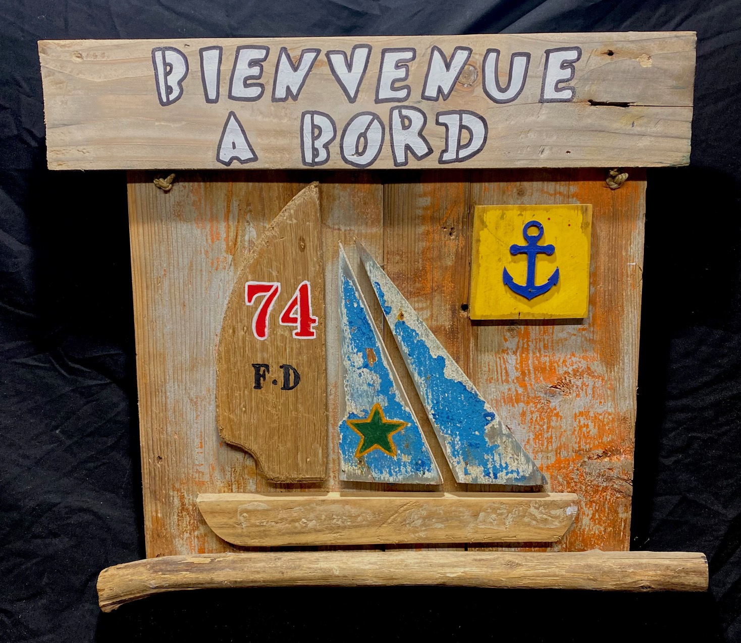 Tableau mural 'Bienvenue à bord'