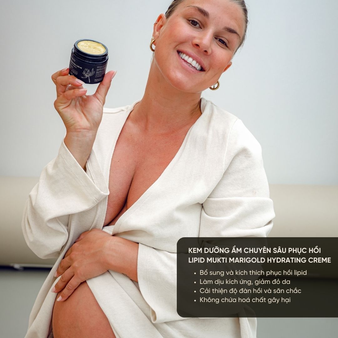 Kem Dưỡng Ẩm Chuyên Sâu, Phục Hồi Lipid Mukti Marigold Hydrating Creme 100G