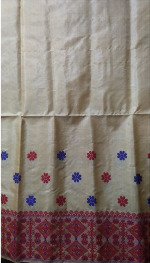 Handmade Silk Mekhela Sador (Assam Mekhela Chador)