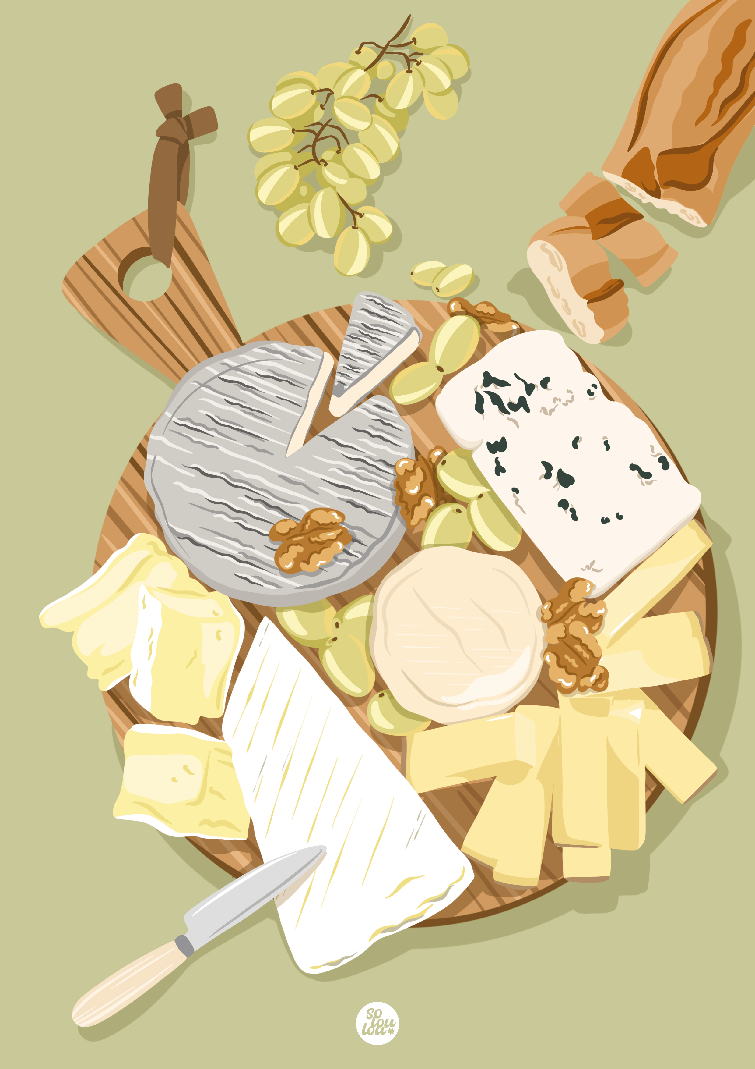 La planche de fromages
