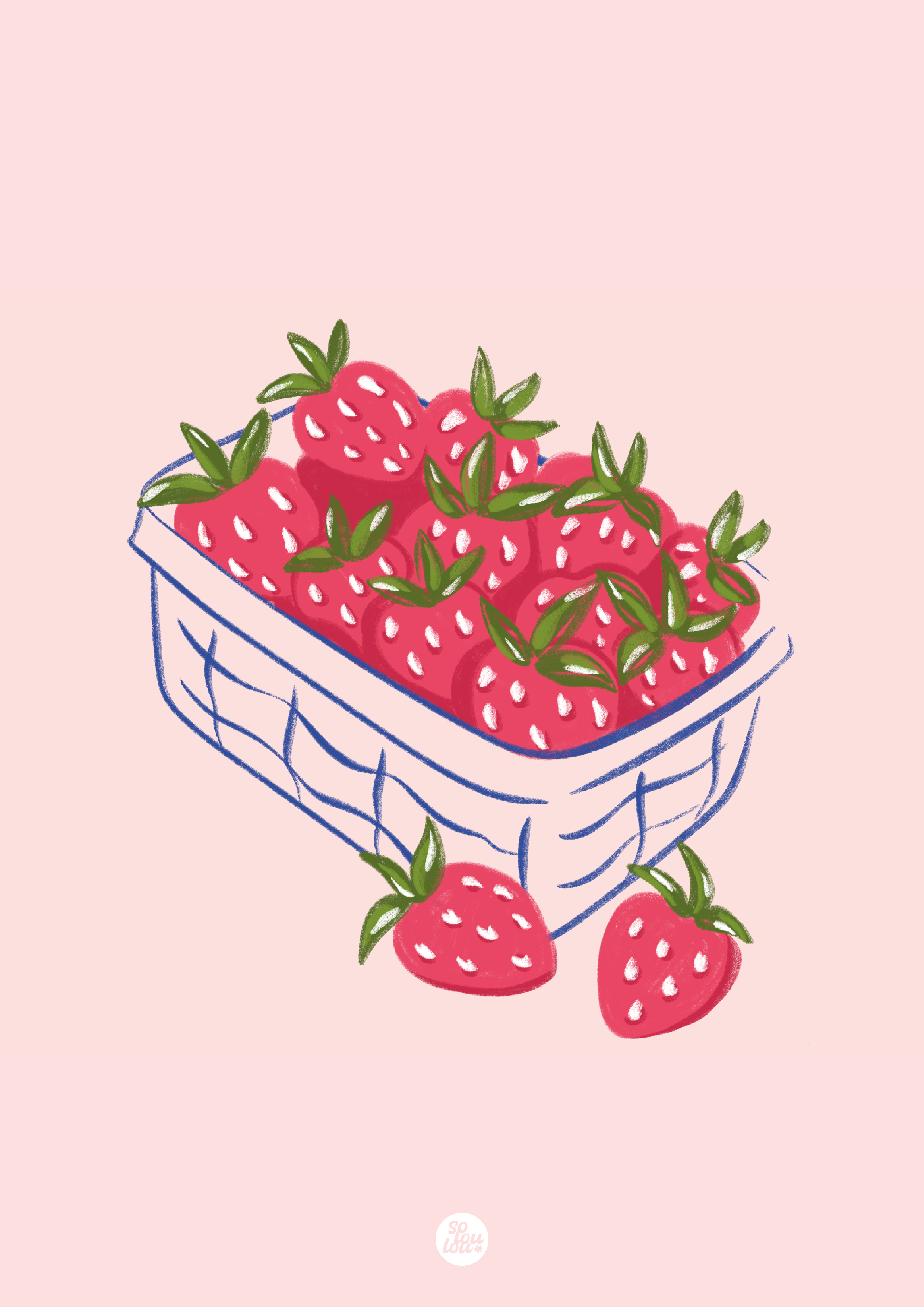 Corbeille de fraises