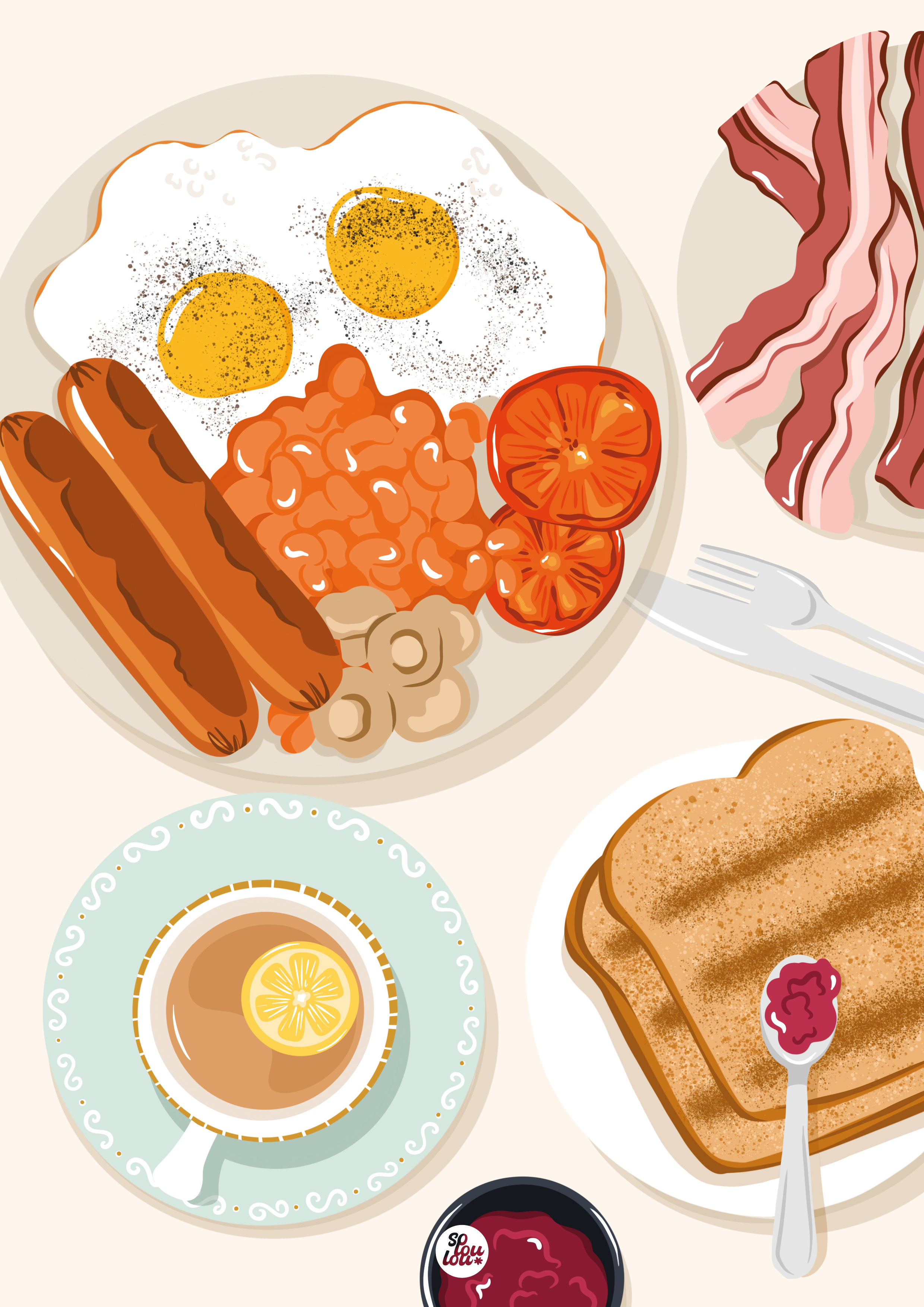 Le petit déj. Anglais