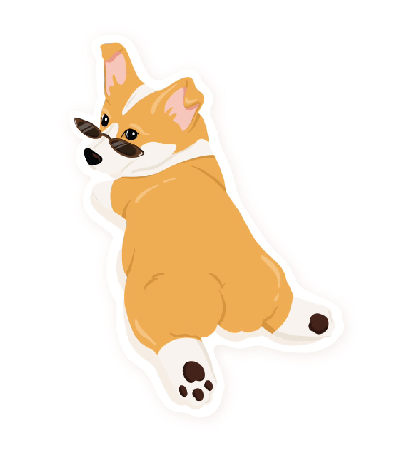 Sticker Corgi