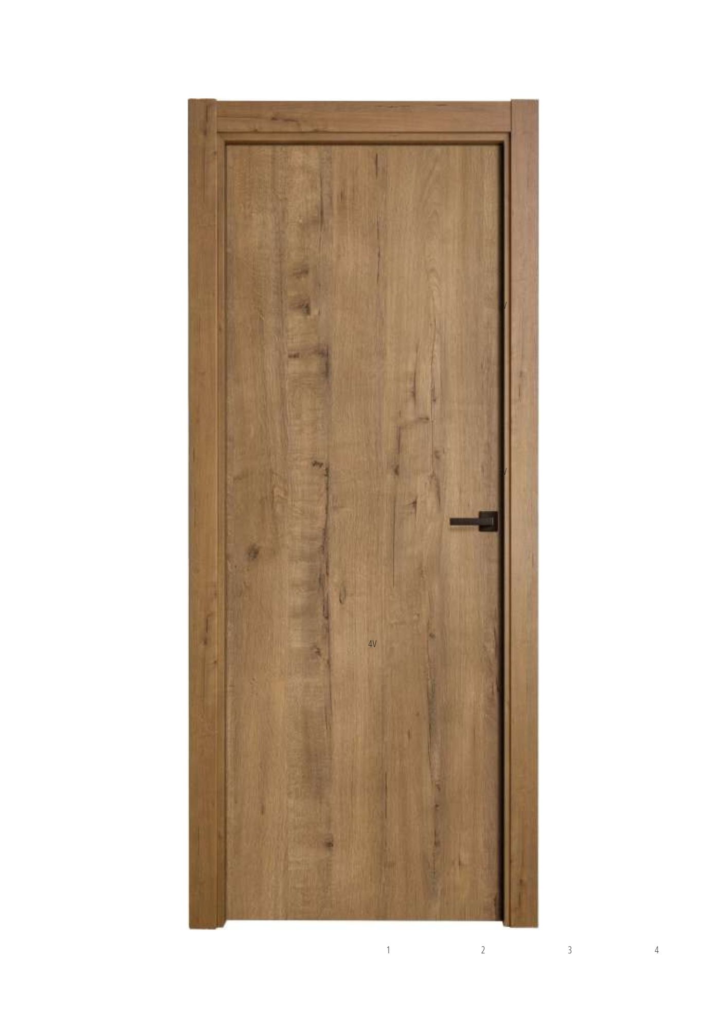 Puerta lisa veta vertical ROBLE OLD