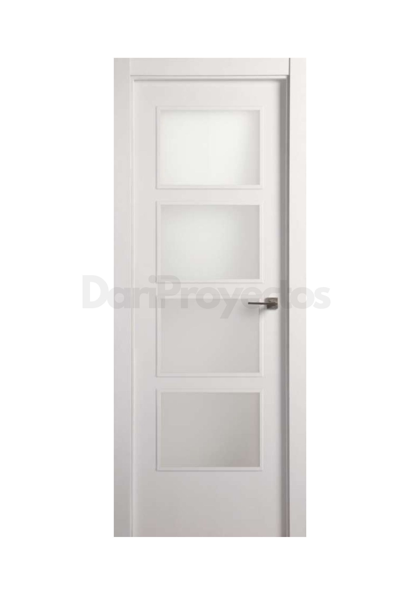 Puerta Lacada Blanco Liso
