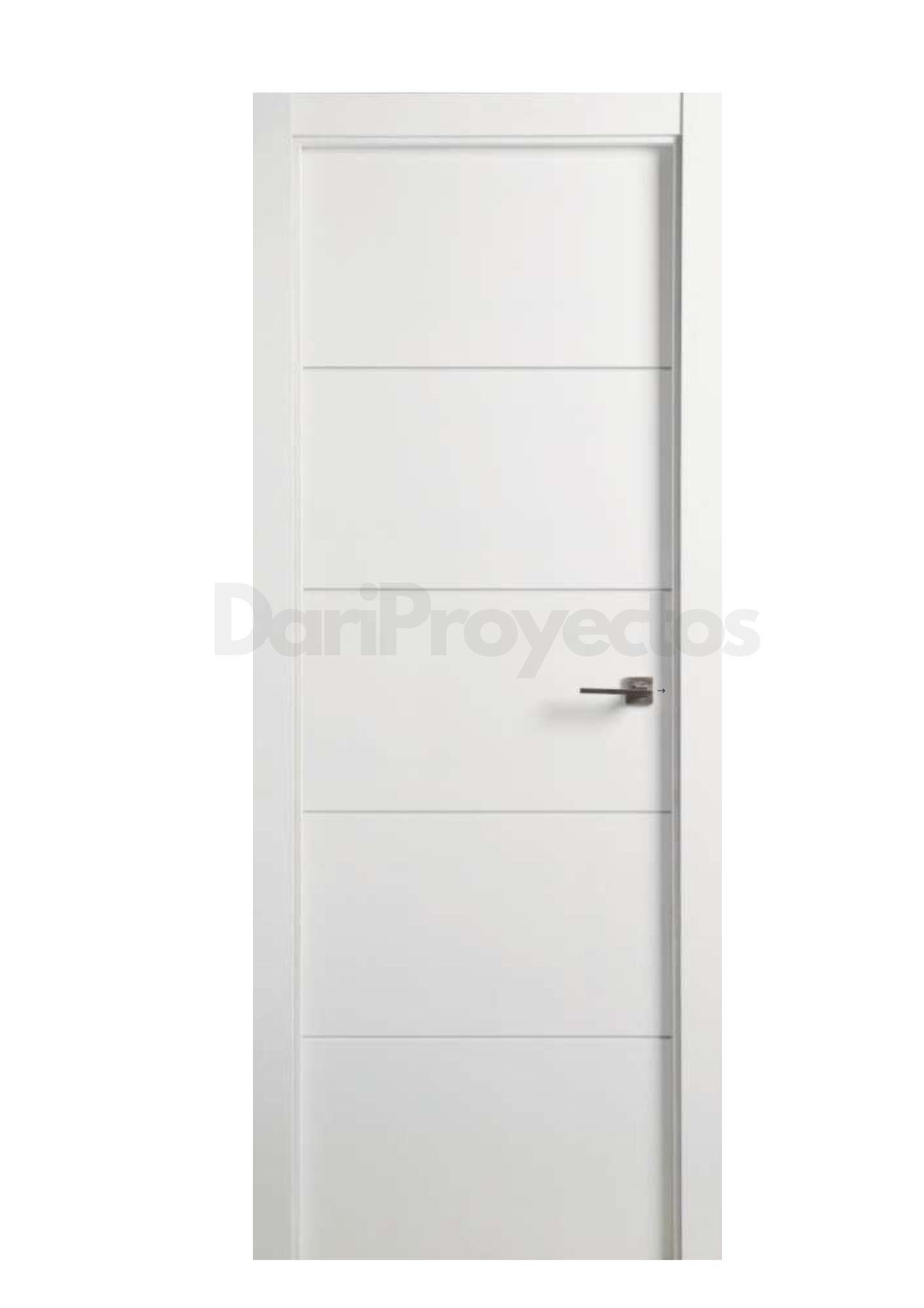 Puerta 4 Ranuras Blanca