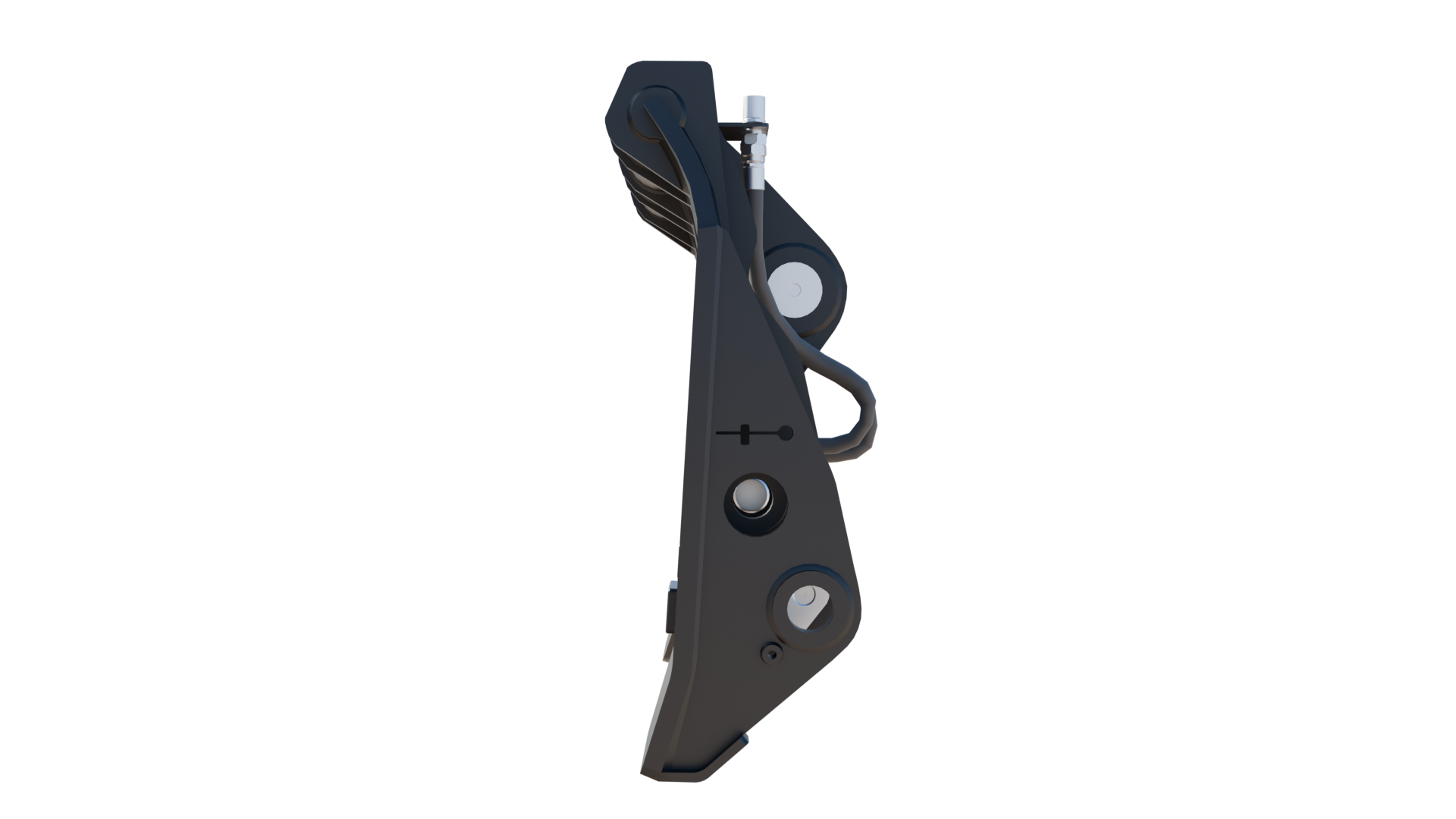 Generic WheelLoader Coupler 3D MODEL