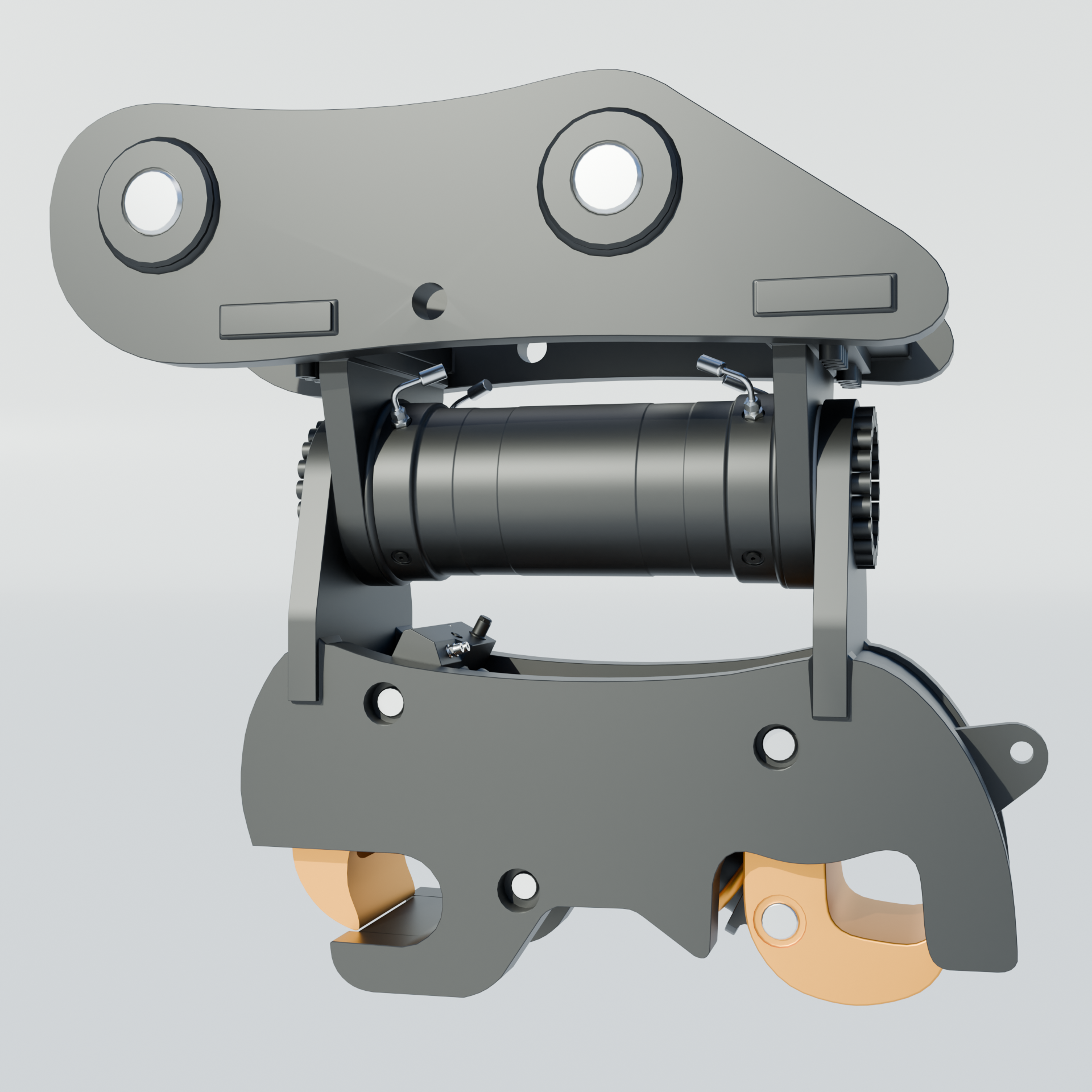 Excavator Attachments Pack - Rockland 31 Pieces - 3D model