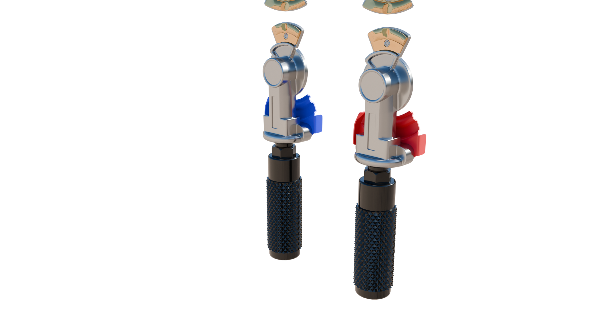 Glad Hand Air Hose Connector 3D Model 