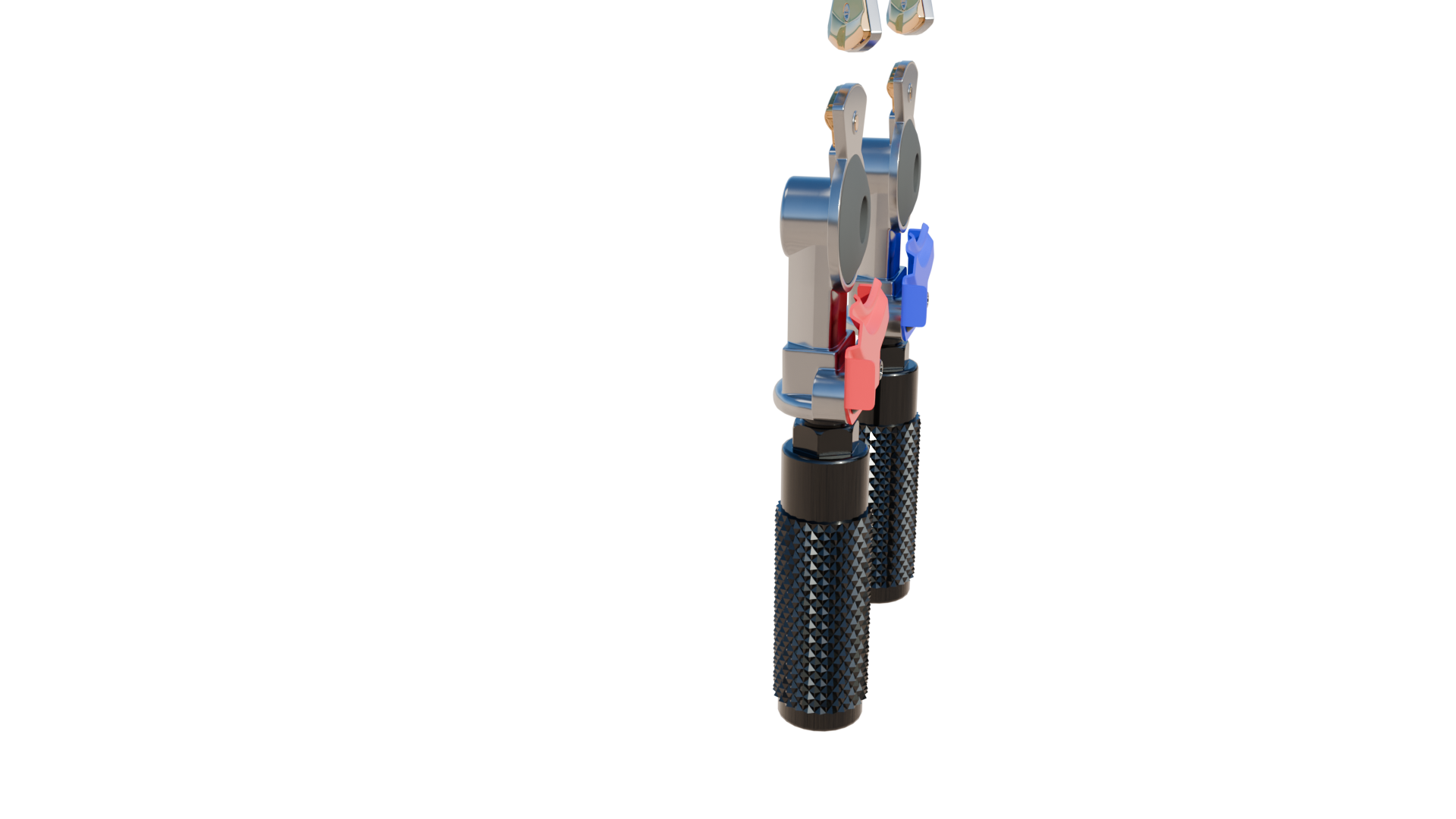 Glad Hand Air Hose Connector 3D Model 