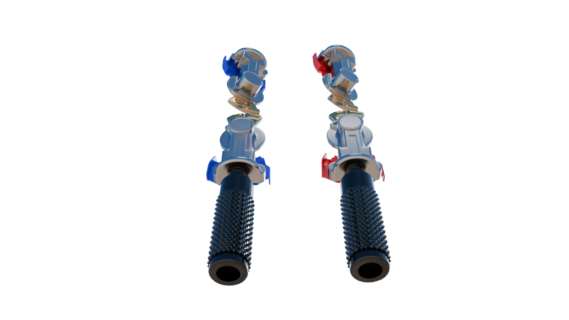 Glad Hand Air Hose Connector 3D Model 
