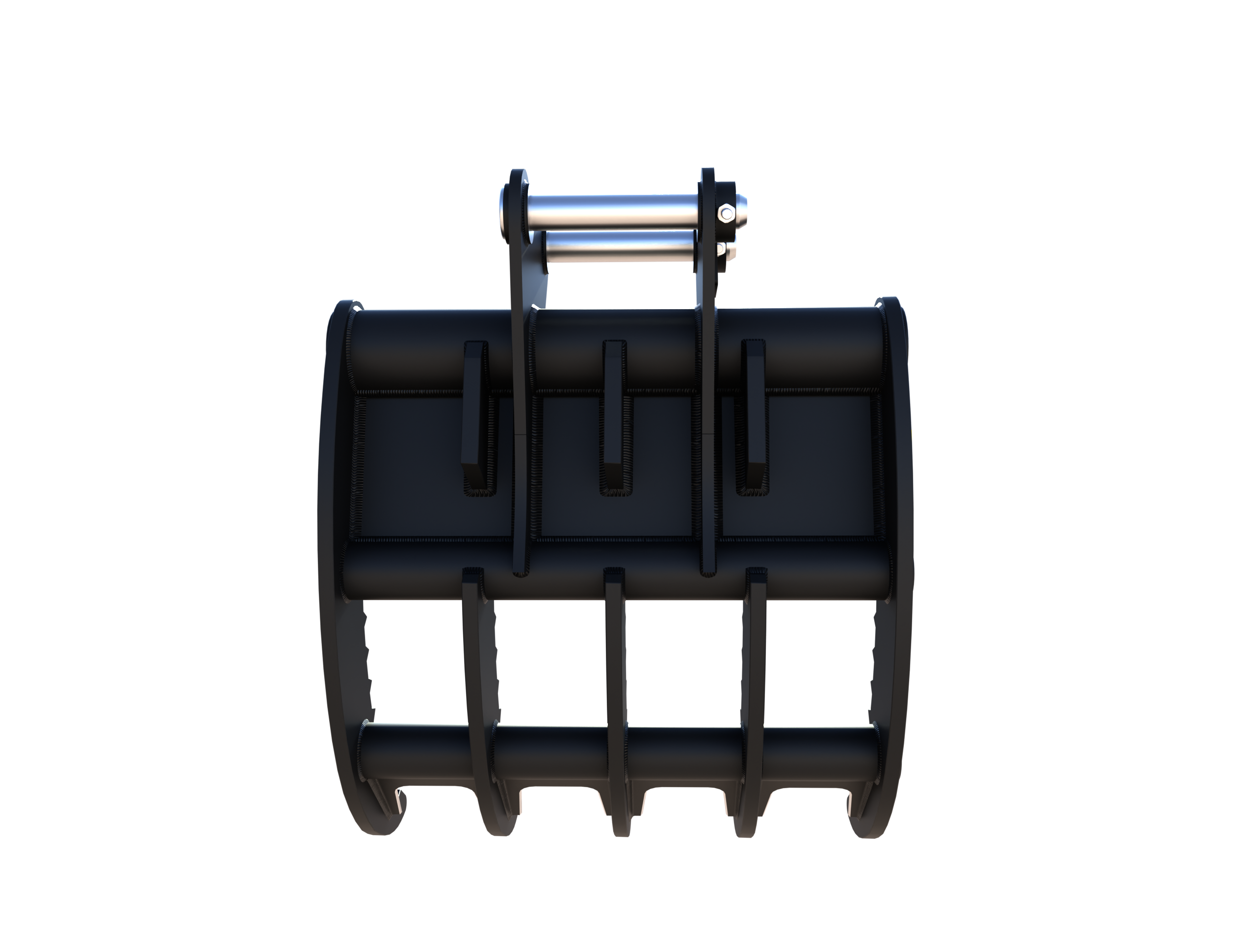 Werk-Brau  Grading Rake  Mini Excavator/BackHoe  3D model