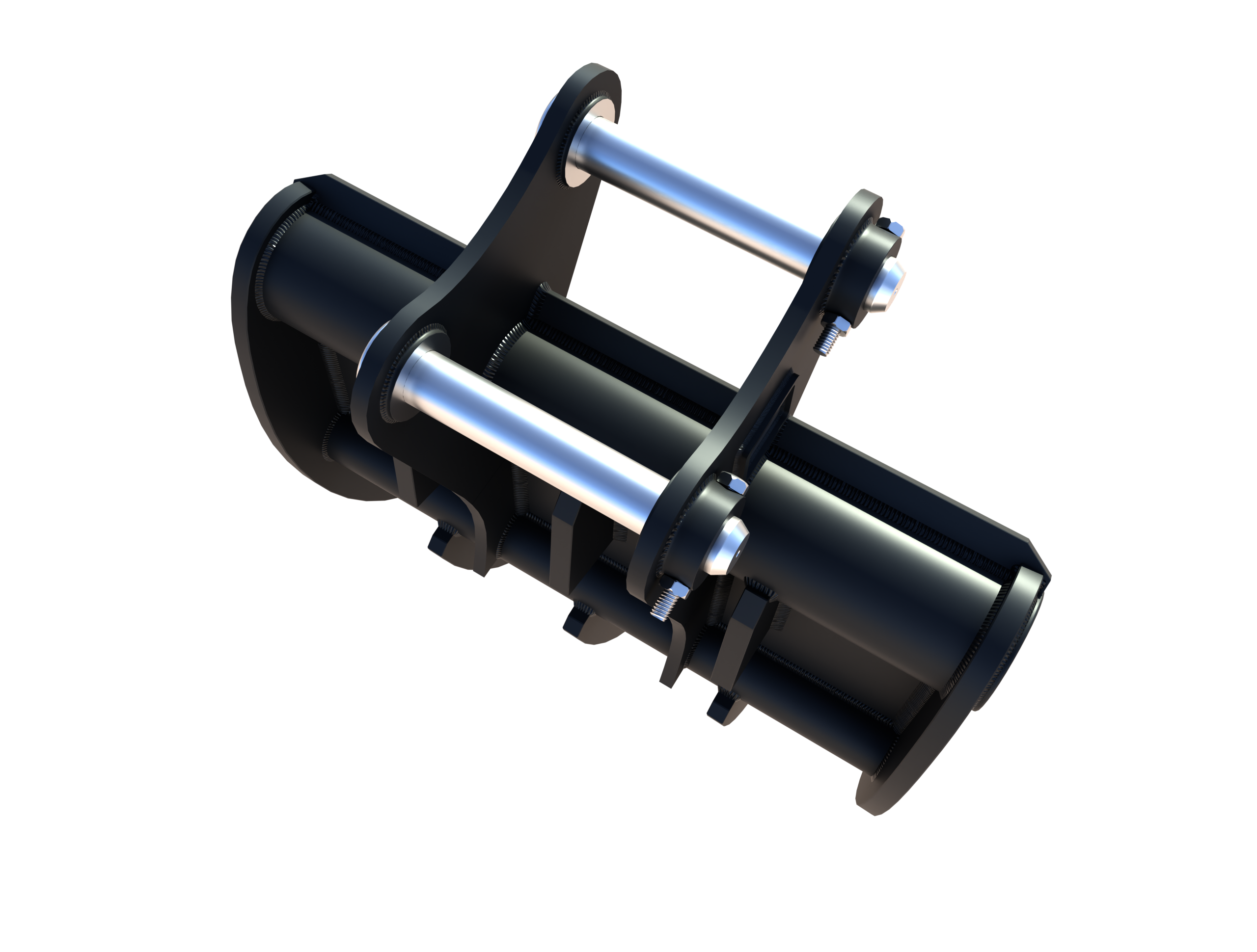 Werk-Brau  Grading Rake  Mini Excavator/BackHoe  3D model