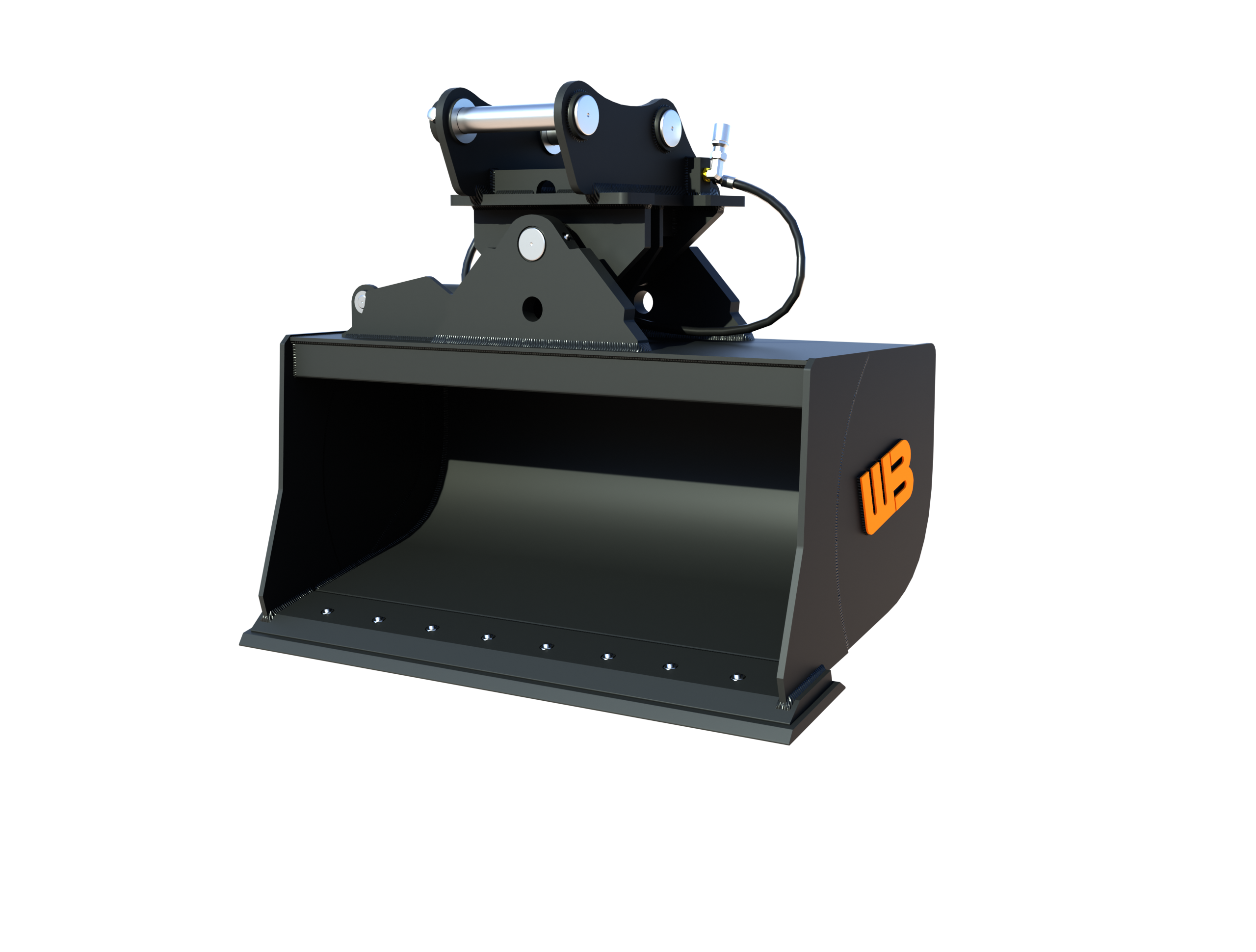 Werk-Brau MINI Hydraulic Tilting Grade Bucket 3d model