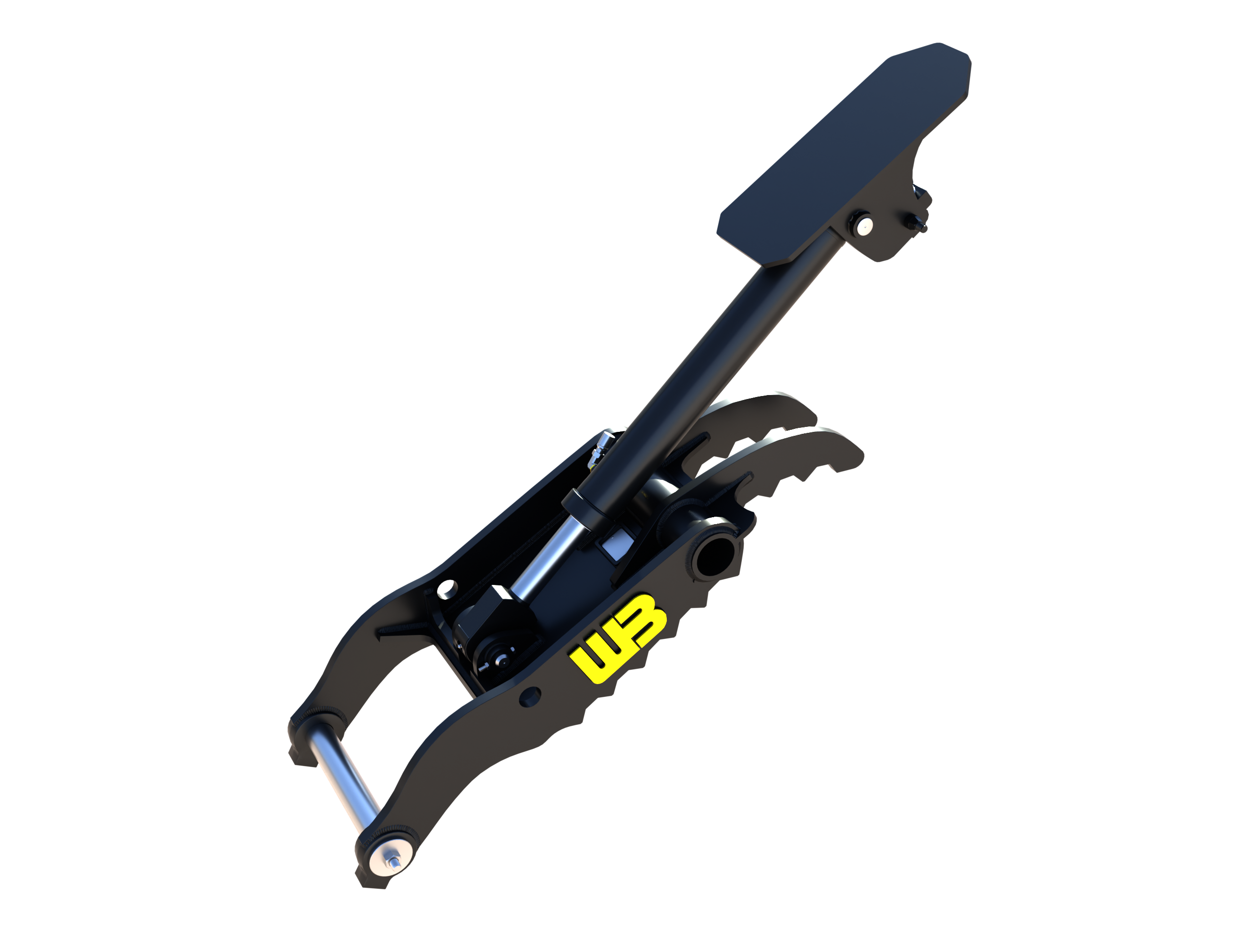 Werk-Brau main pin thumb Mini Excavator/BackHoe  3D model