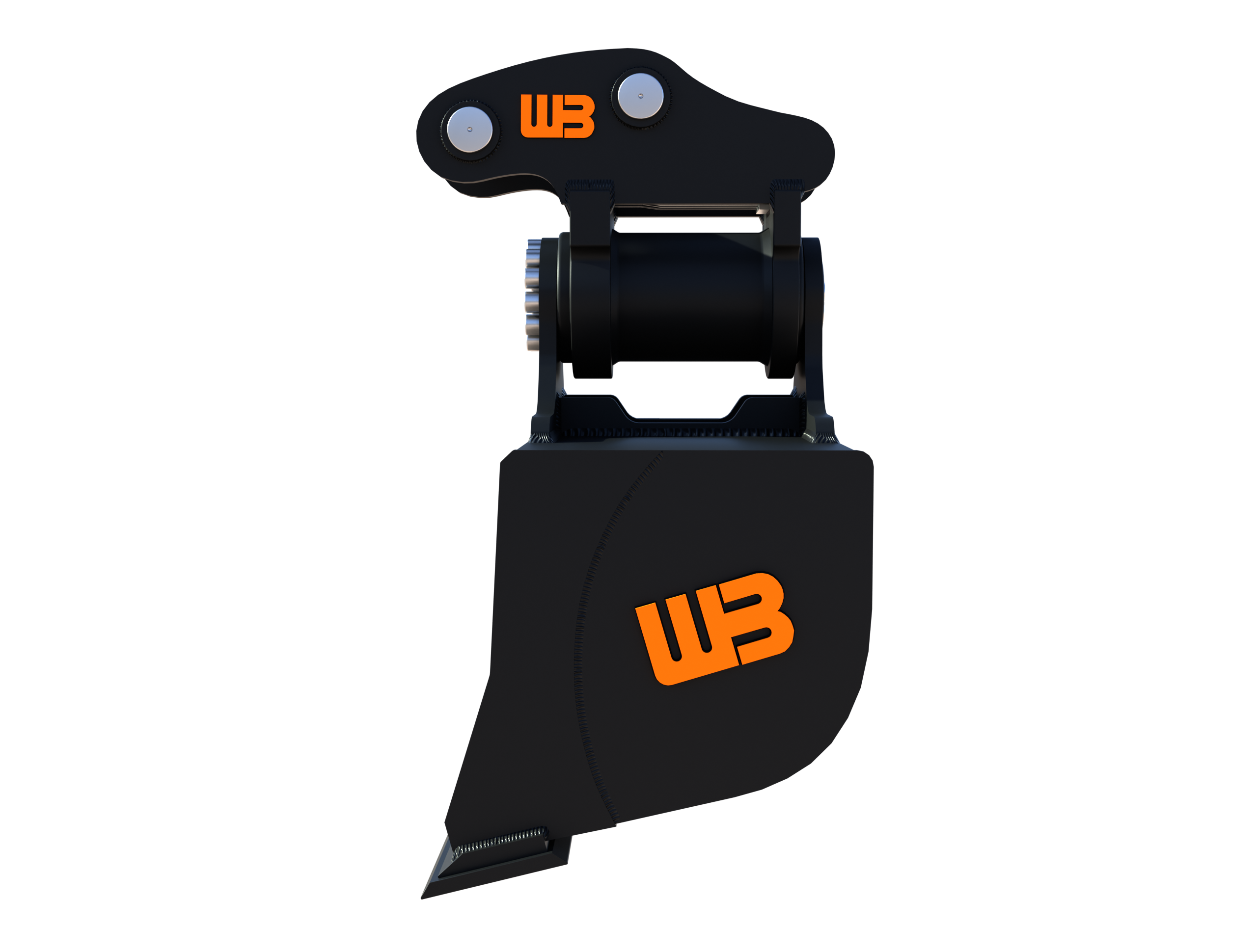 Werk-Brau  excavator Actuator Tilt Ditching mini excavator Bucket 3D model