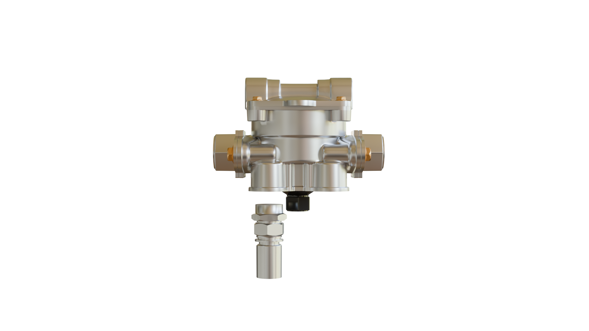 Trailer Air Brake Spring Brake Control Valve 3D Model