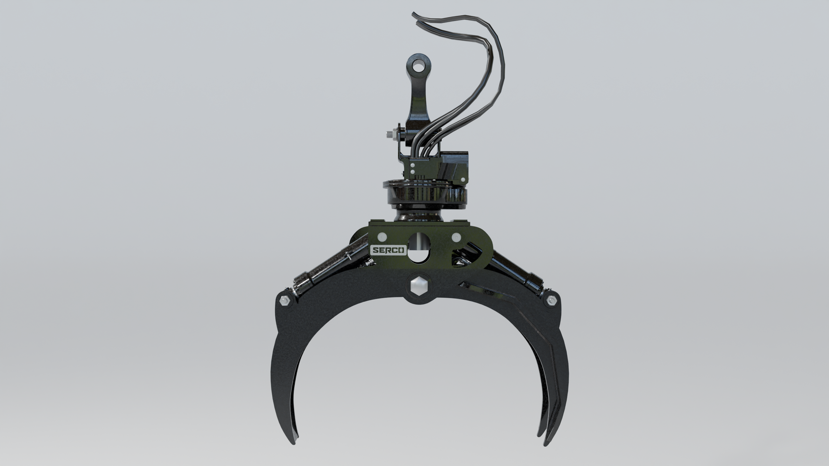 Serco Log Grapple for Loader 3D MODEL