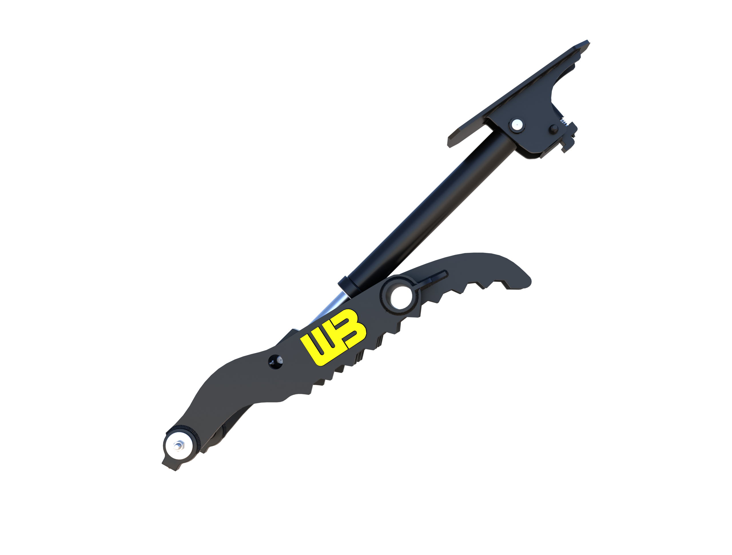 Werk-Brau main pin thumb Mini Excavator/BackHoe  3D model