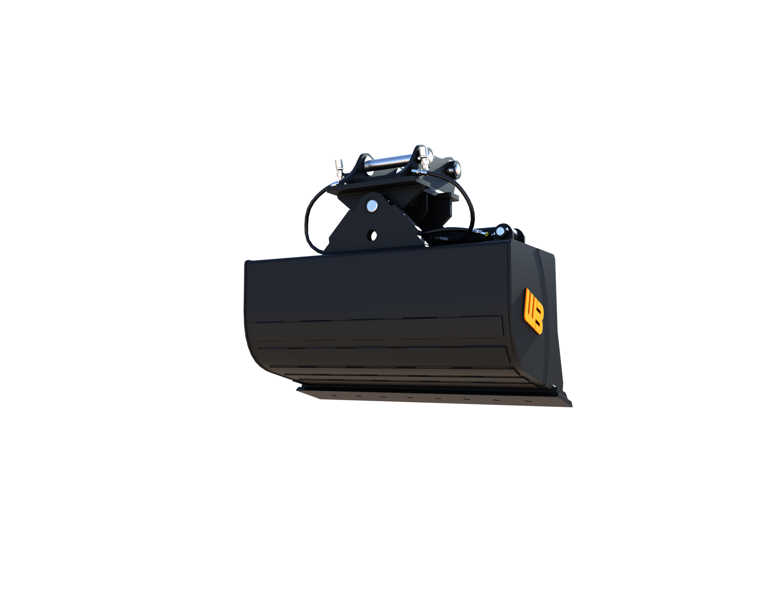 Werk-Brau MINI Hydraulic Tilting Grade Bucket 3d model