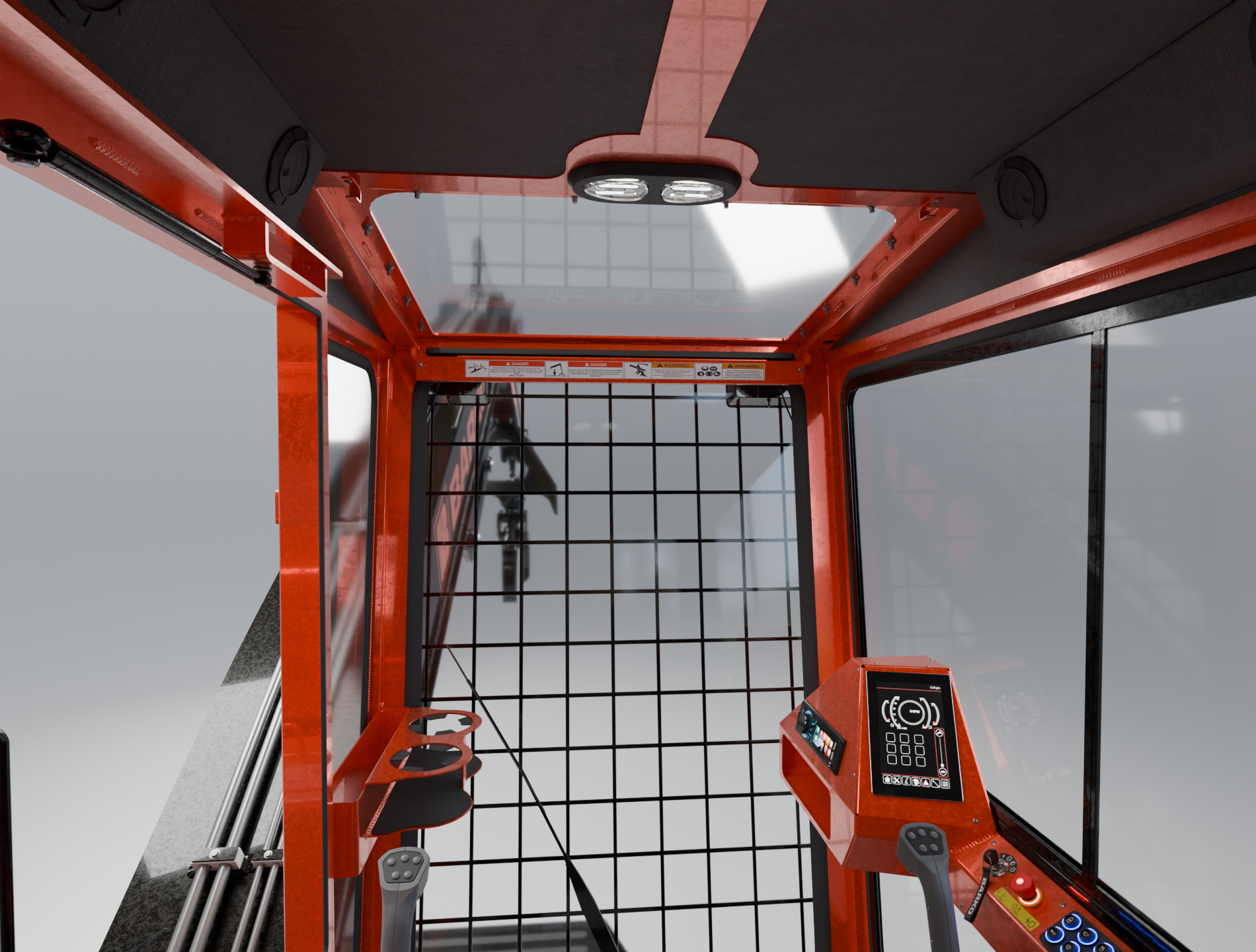 Barko Trailer Log Loader 295B , 495B,  595B 3D model