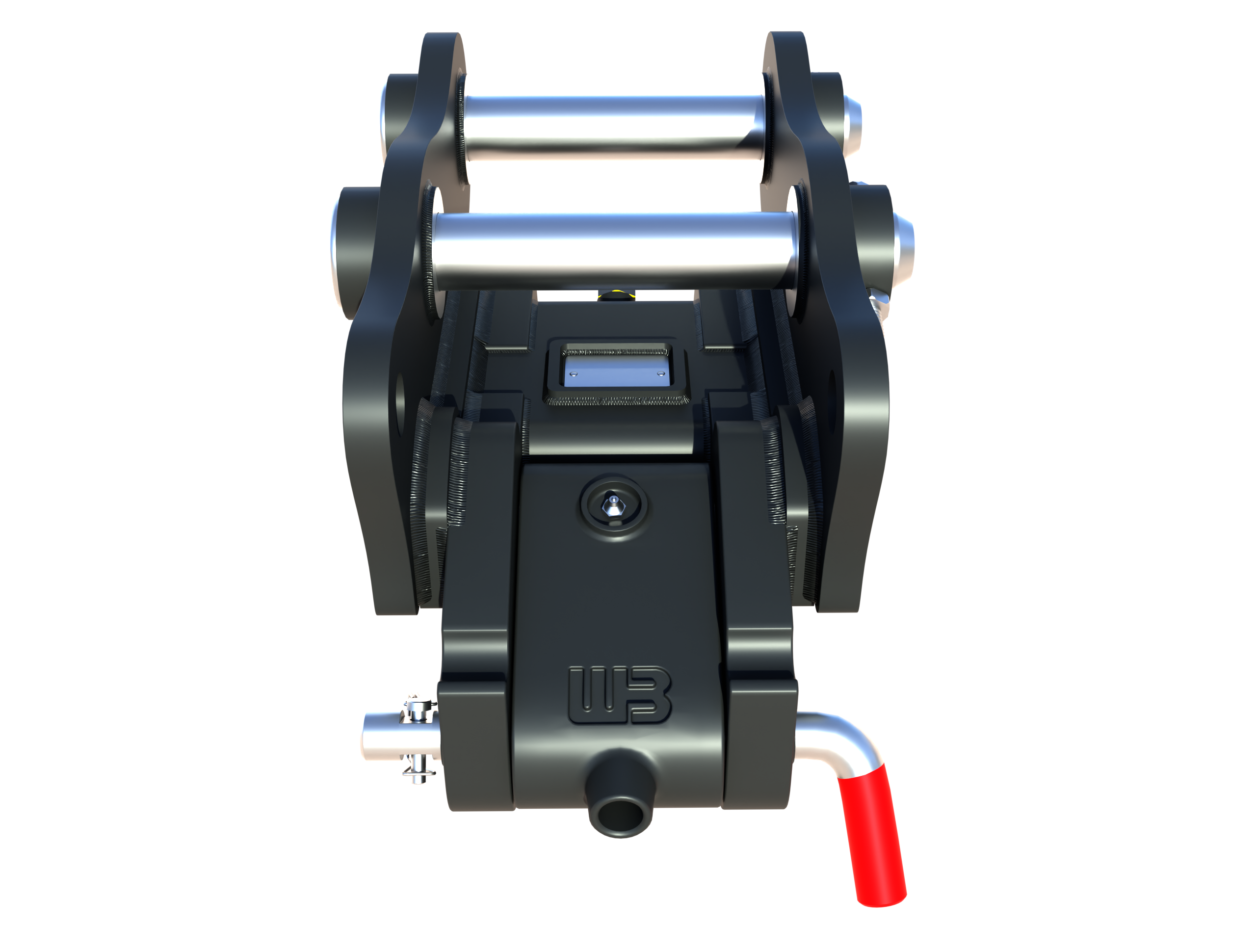 Werk-Brau  spring manual coupler  Mini Excavator/BackHoe 3D model