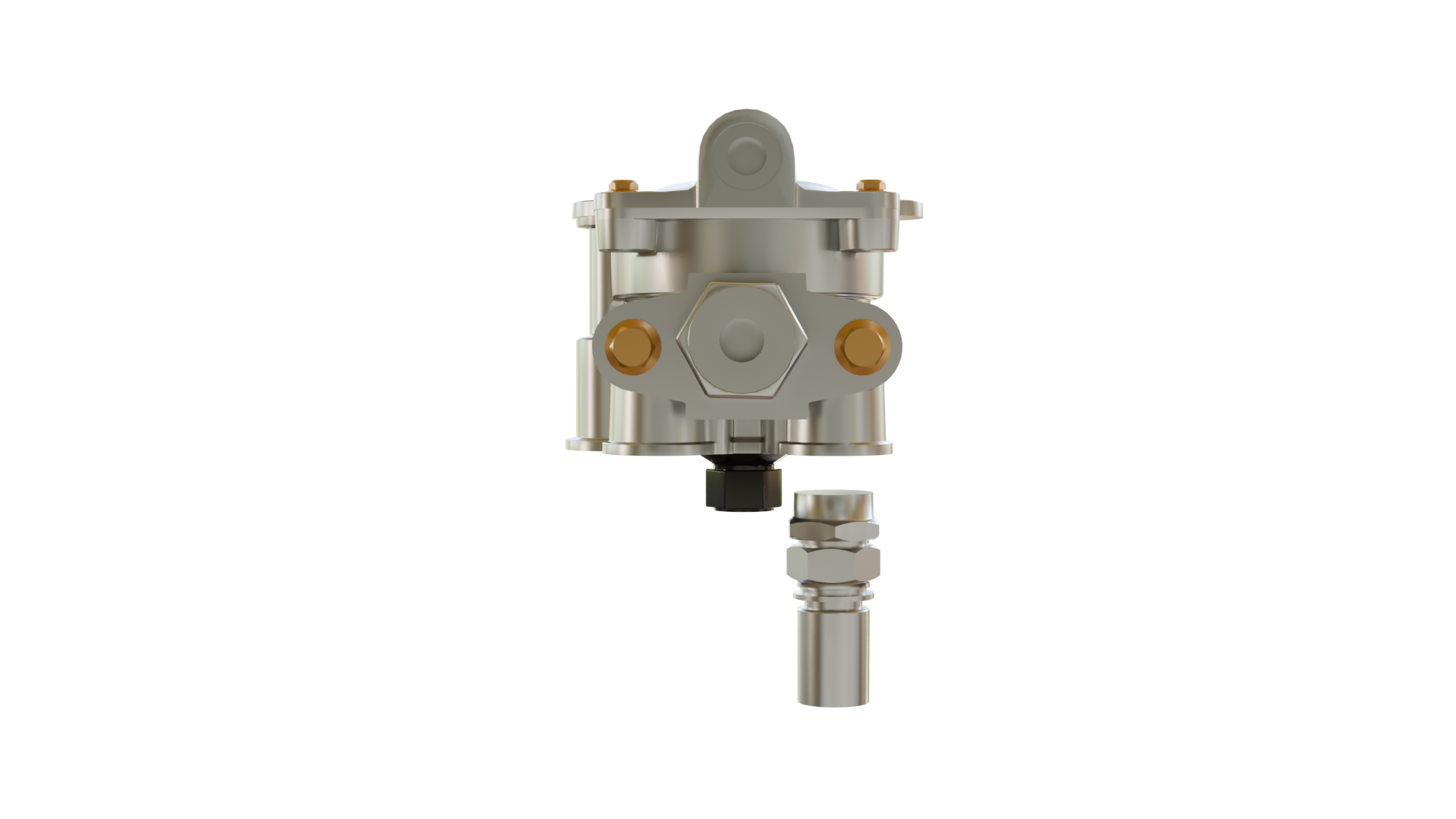 Trailer Air Brake Spring Brake Control Valve 3D Model