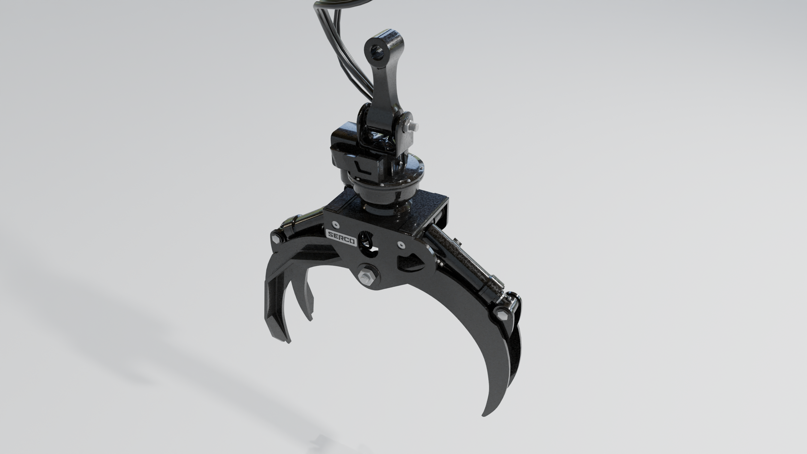 Serco Log Grapple for Loader 3D MODEL