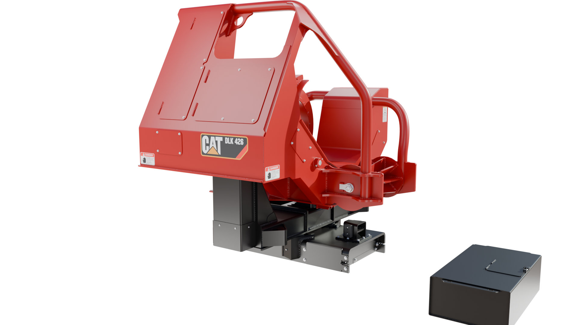 CAT DLK 426 Pull-Through Delimber Trailer-Mounted 3D MODEL