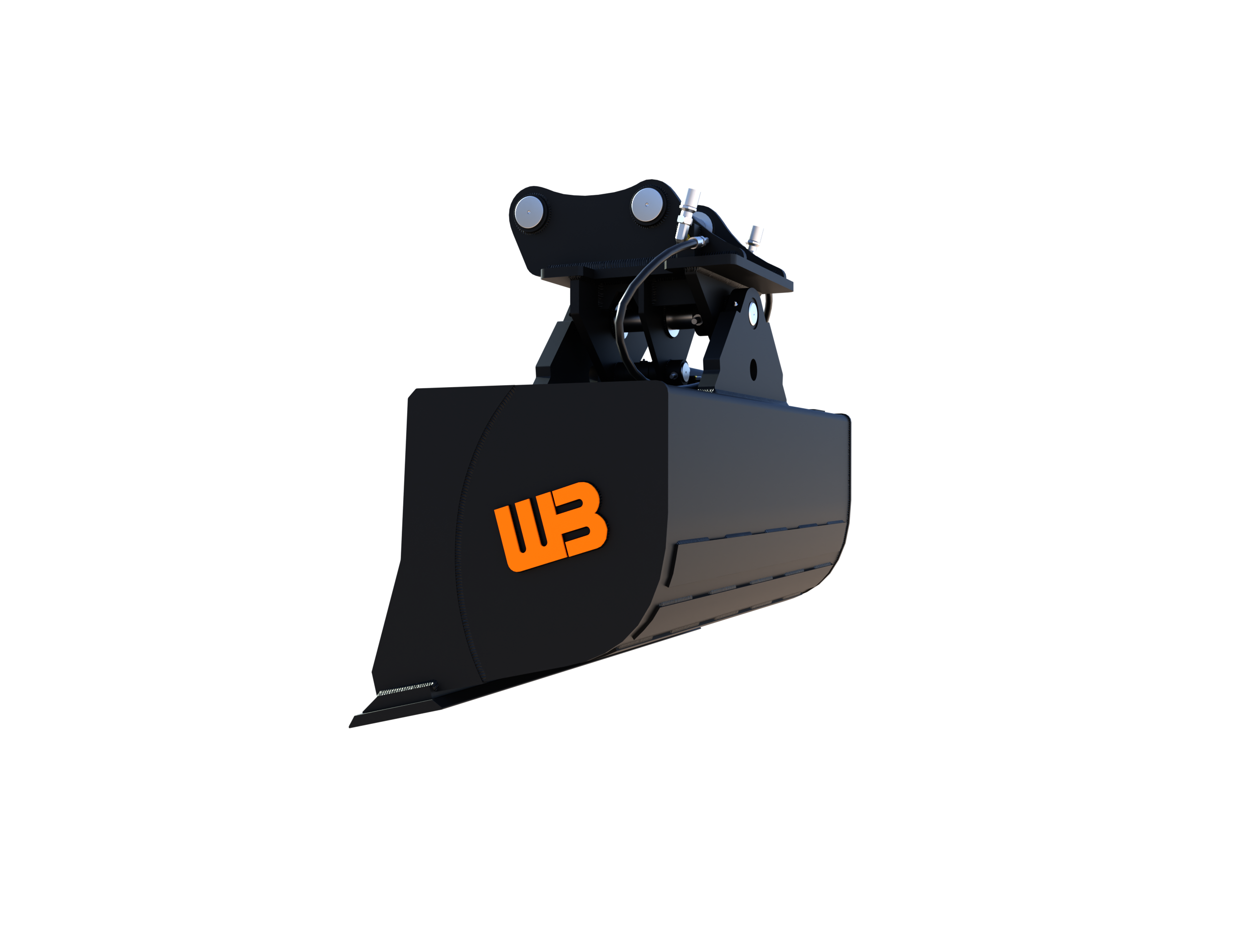 Werk-Brau MINI Hydraulic Tilting Grade Bucket 3d model