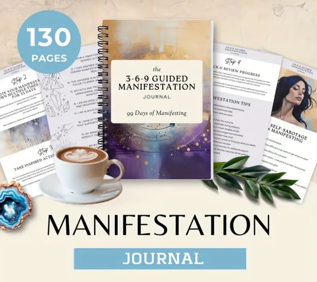 3-6-9 Guided Manifestation Journal