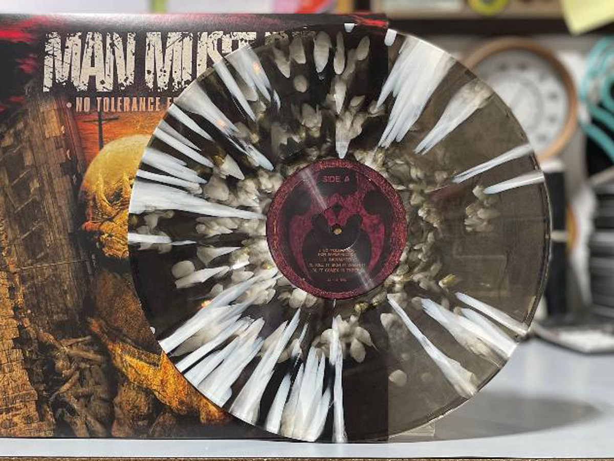 Man Must Die - "No Tolerance For Imperfection" double LP