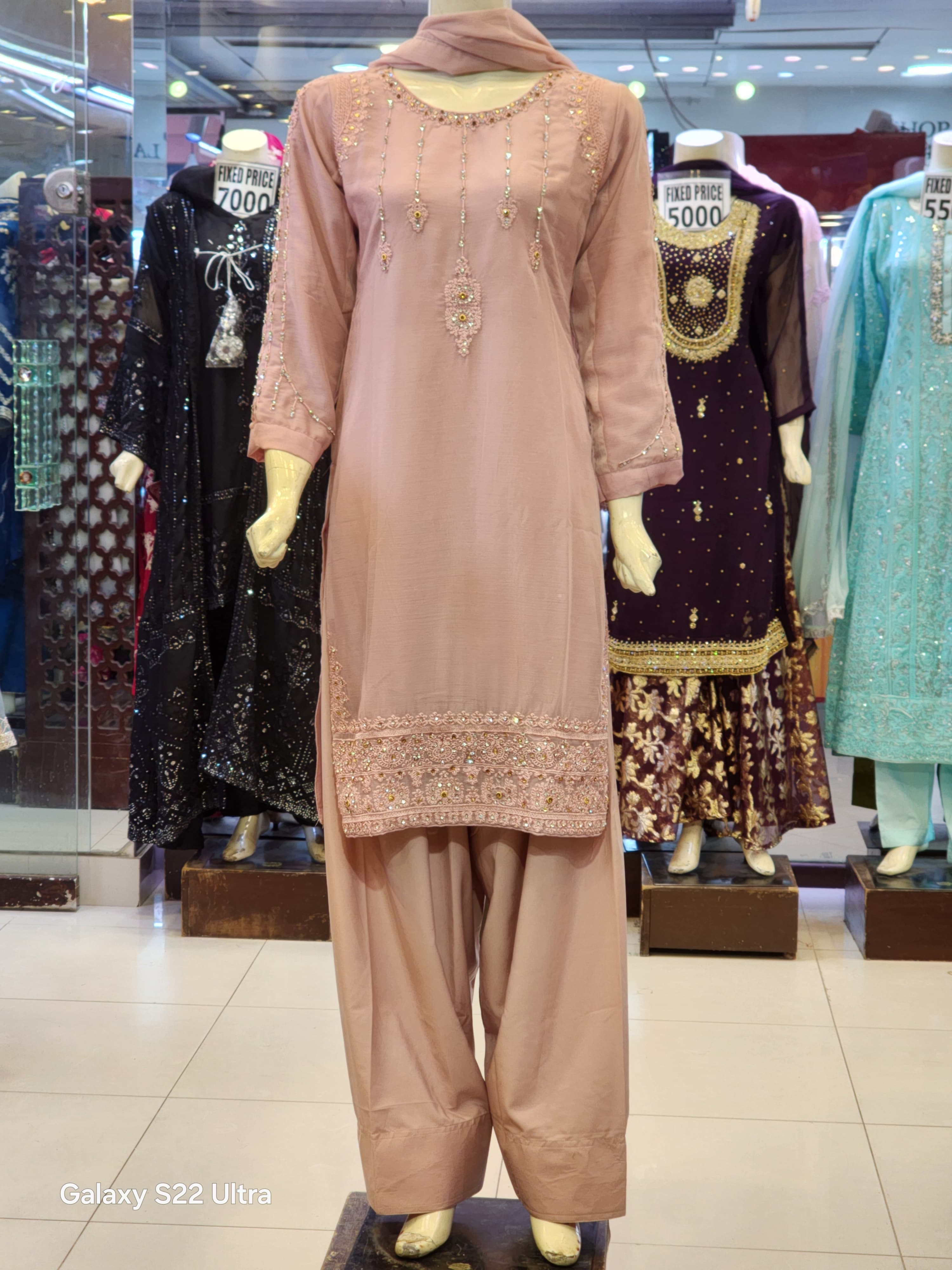 Kashish's Hit Article, Shirt Farshi Shalwar Style Fancy and Party Wear Dress For Women