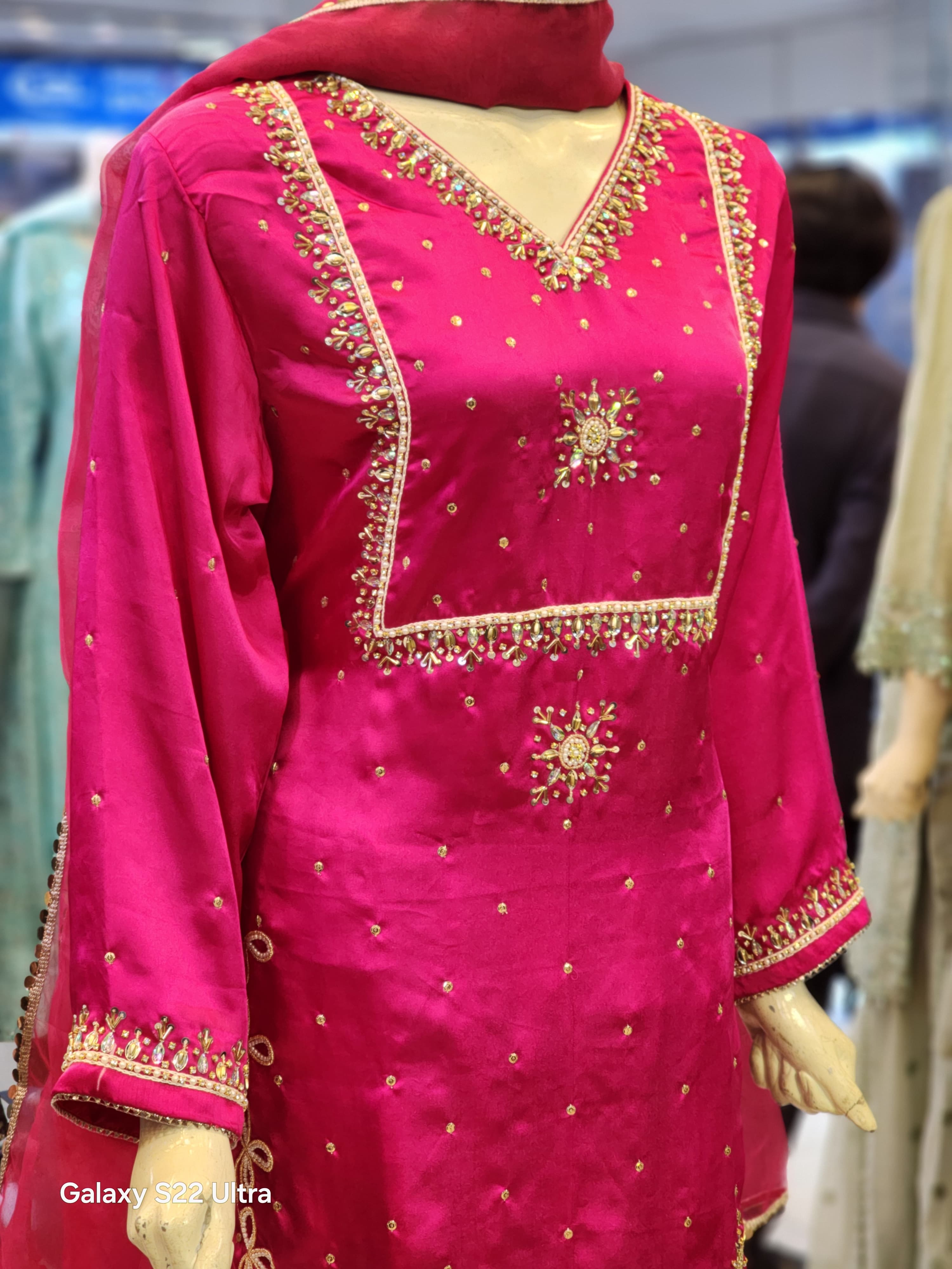 Farshi Salwar Style Silk Dress | Article For Wedding