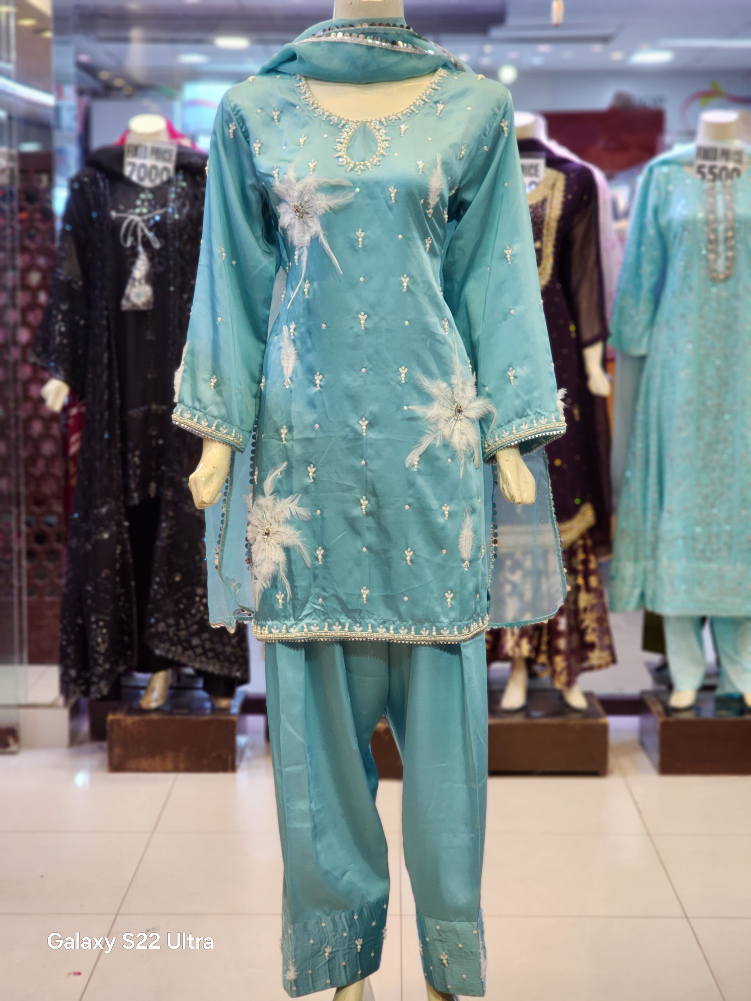 Farshi Salwar Style Silk Dress | Fancy Party Wear Dress For Women