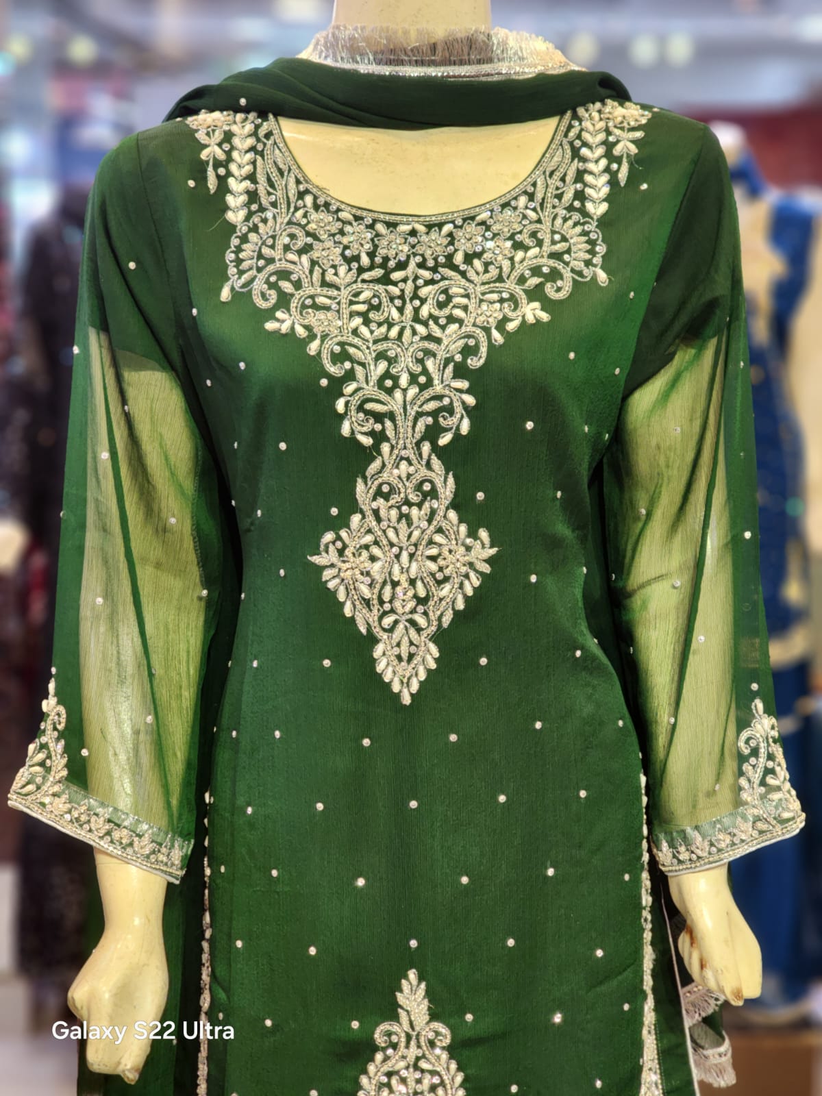 Shirt Garara Style Traditional Dress For Women | Kora Dapka Hand Work