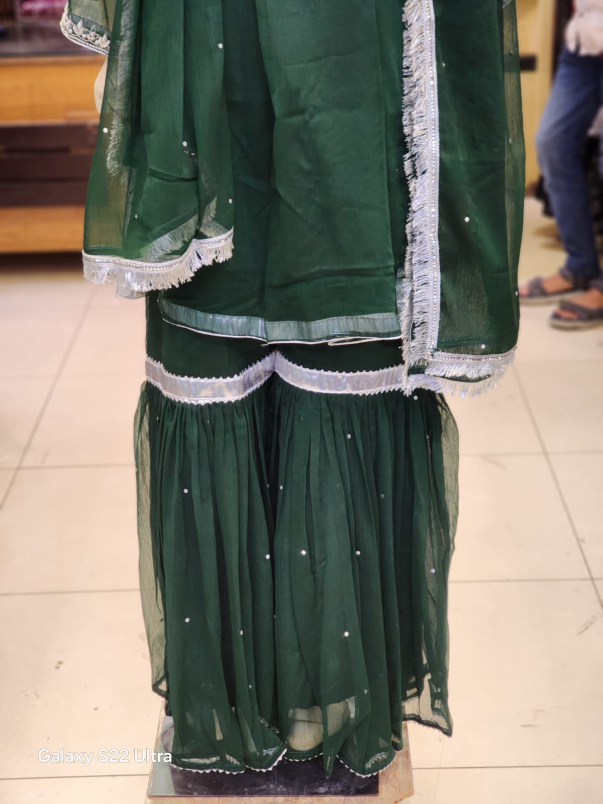 Shirt Garara Style Traditional Dress For Women | Kora Dapka Hand Work
