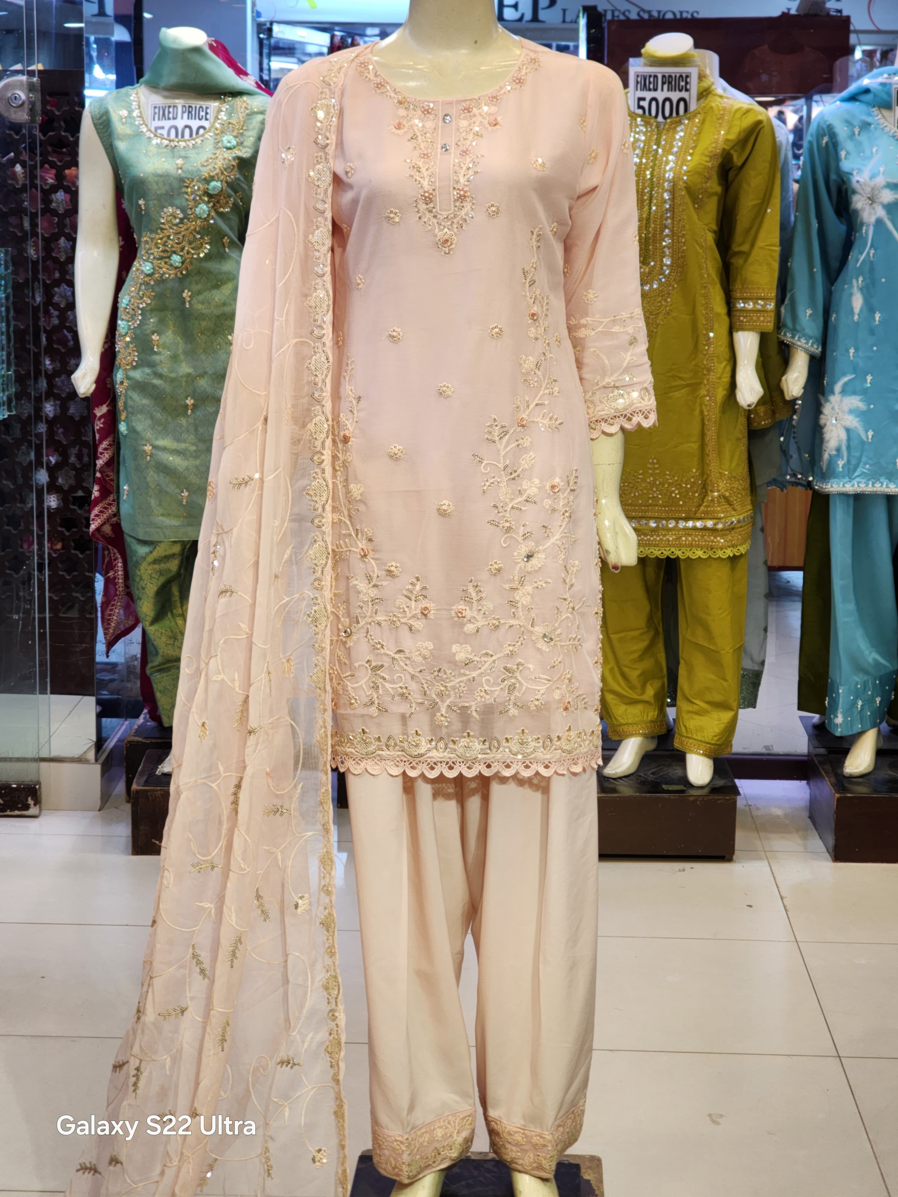 Heavy Flapper Style Dress With Heavy Duppta For Party Wear