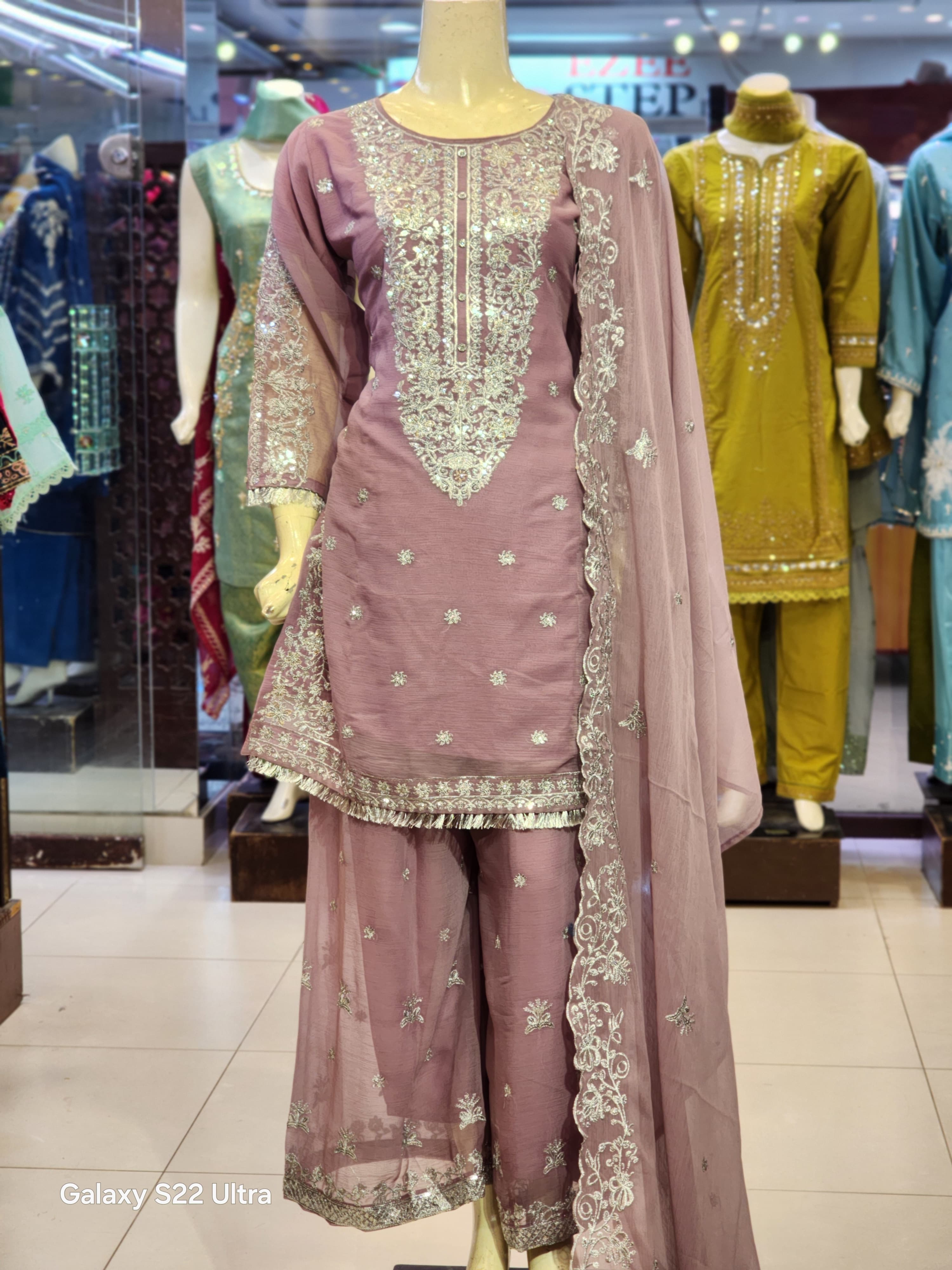 Shirt Flapper Style Dress | Front Back Work For Women