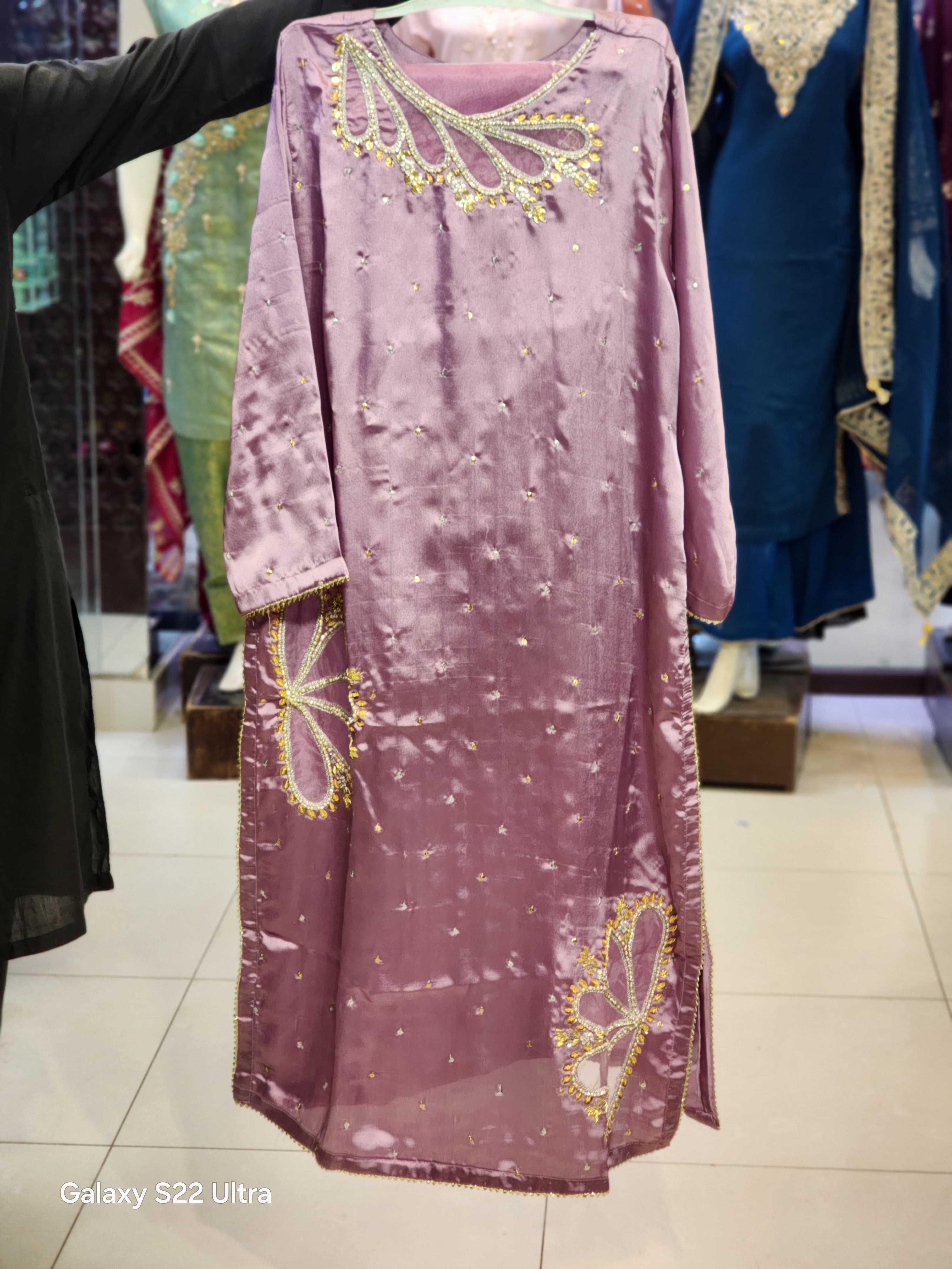 New Tiktok Article | Long Silk Shirt Style Dress For Women