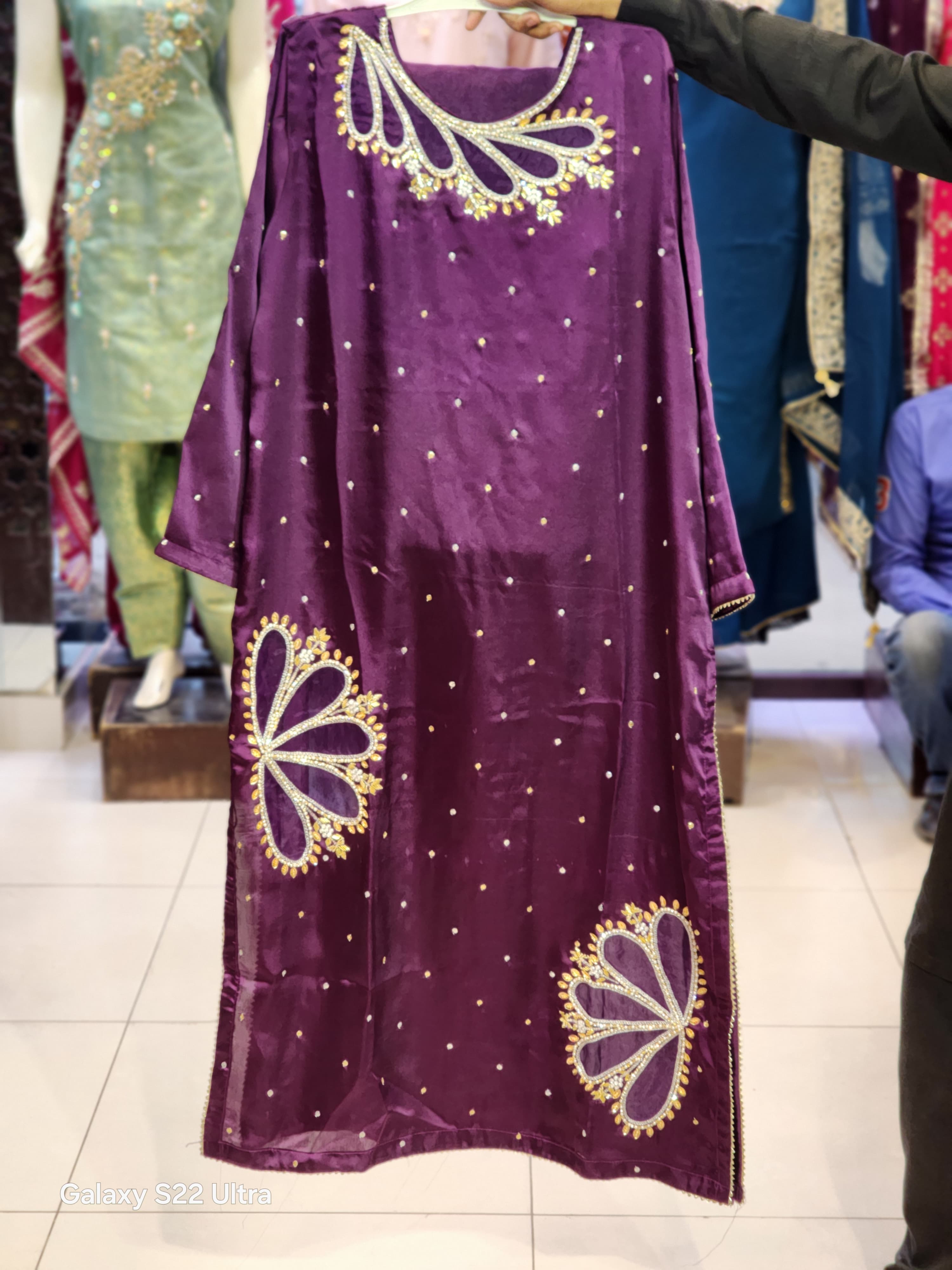New Tiktok Article | Long Silk Shirt Style Dress For Women