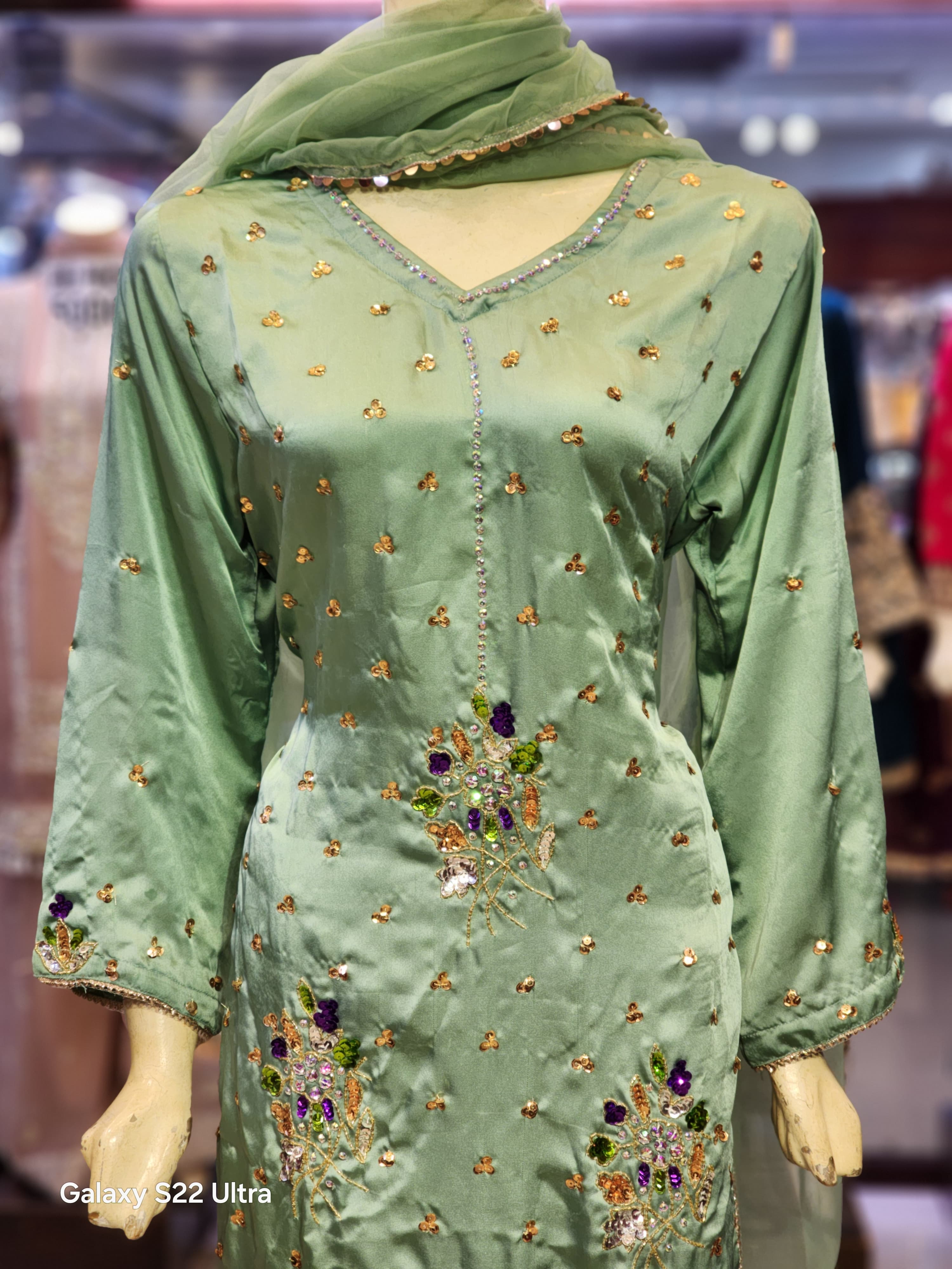 6 Bunch Silk Long Shirt Muse Design For Women | Fancy Party Wear Dresses For Women