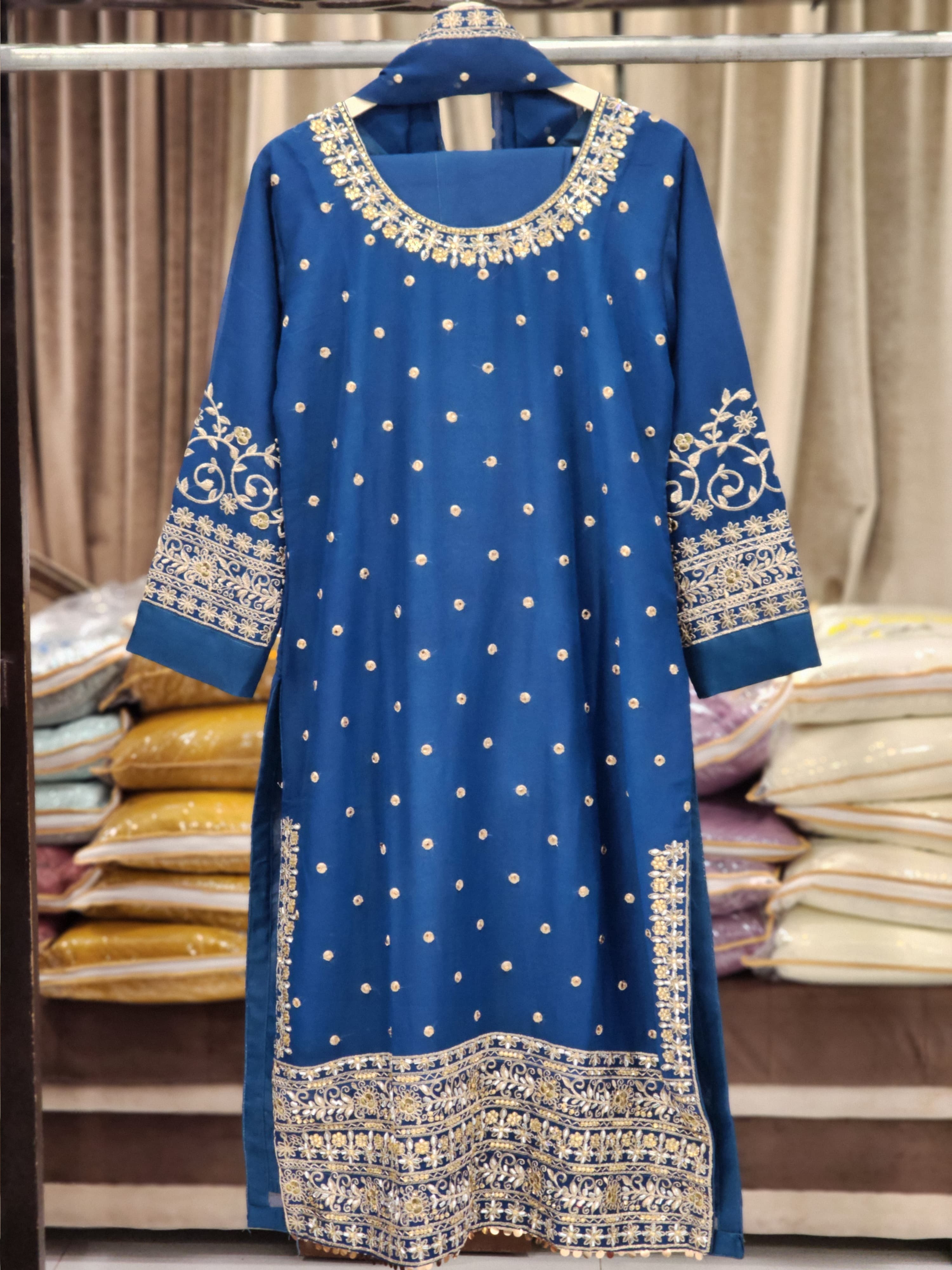 Long Shirt Trouser Bot Neck Style Dress | Fancy Party Wear Dress For Women