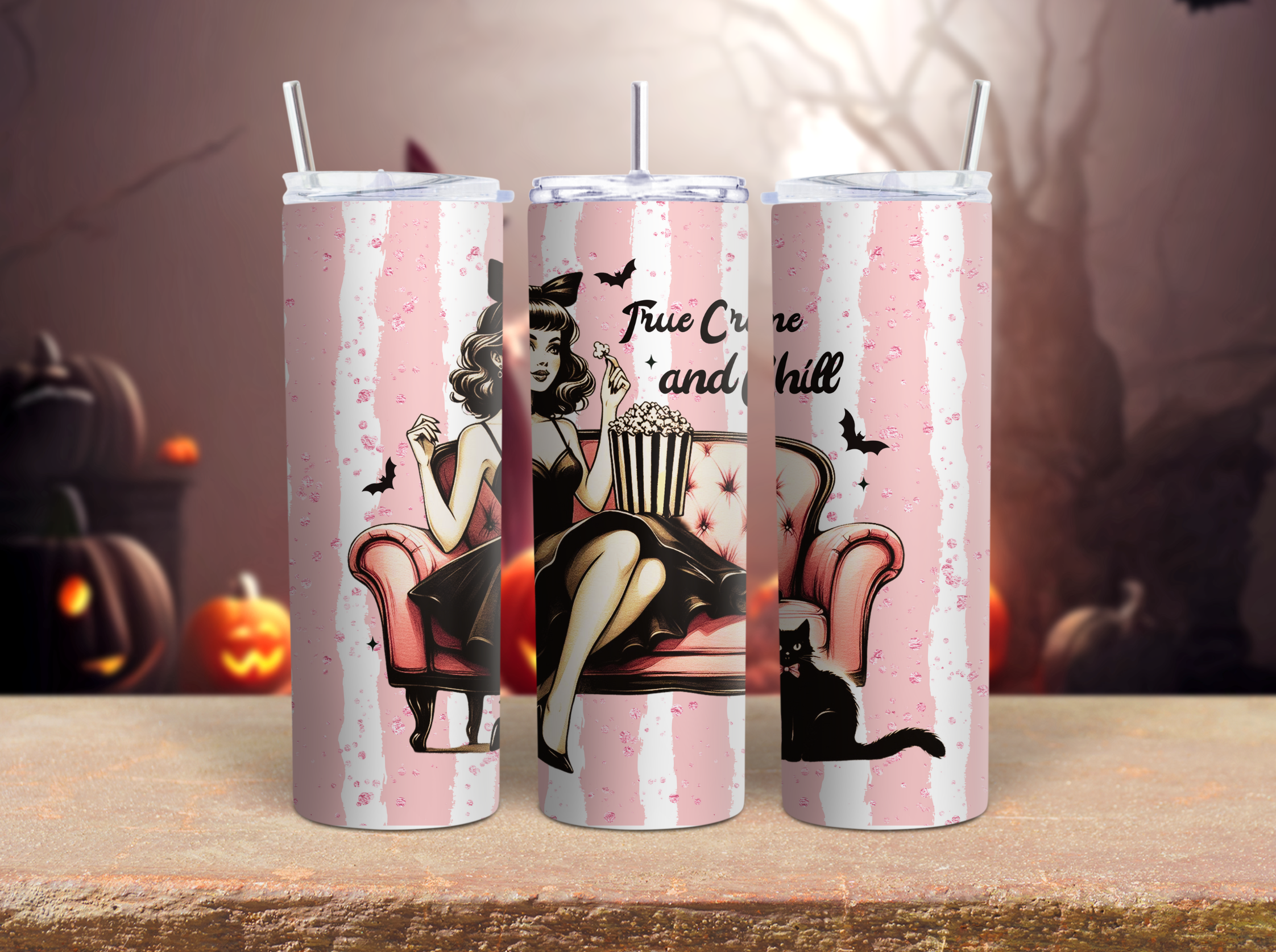 True Crime and Chill Tumbler