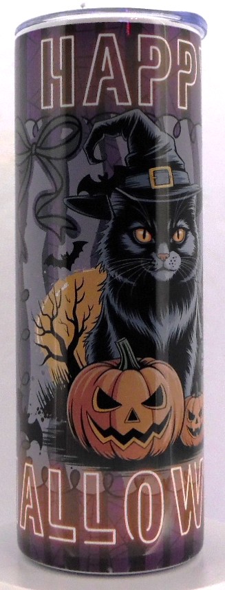 Halloween Cat Tumbler