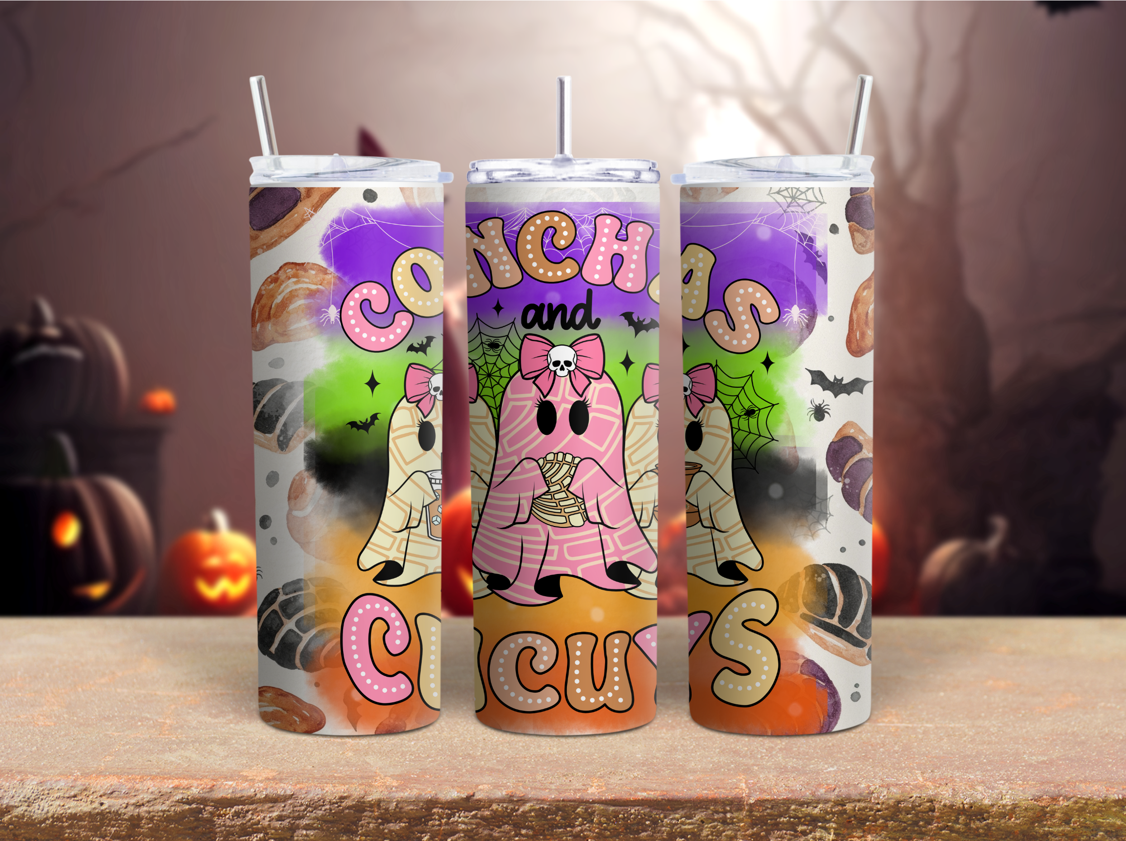 Conchas and Cucuys Halloween Tumbler