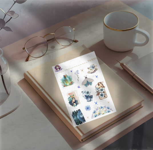 Blue Dreams Sticker Sheet